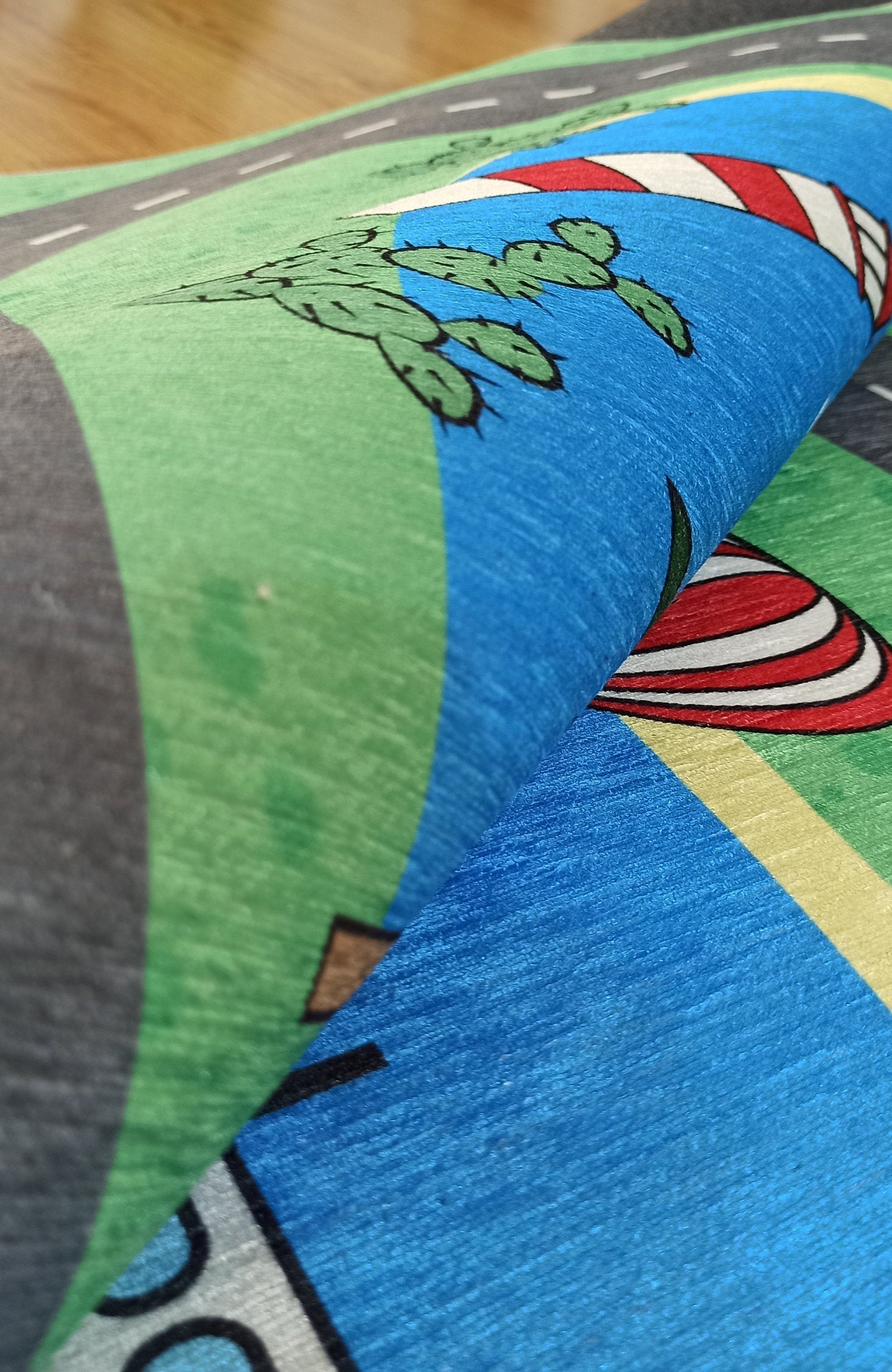 Green Road Rug Play Mat