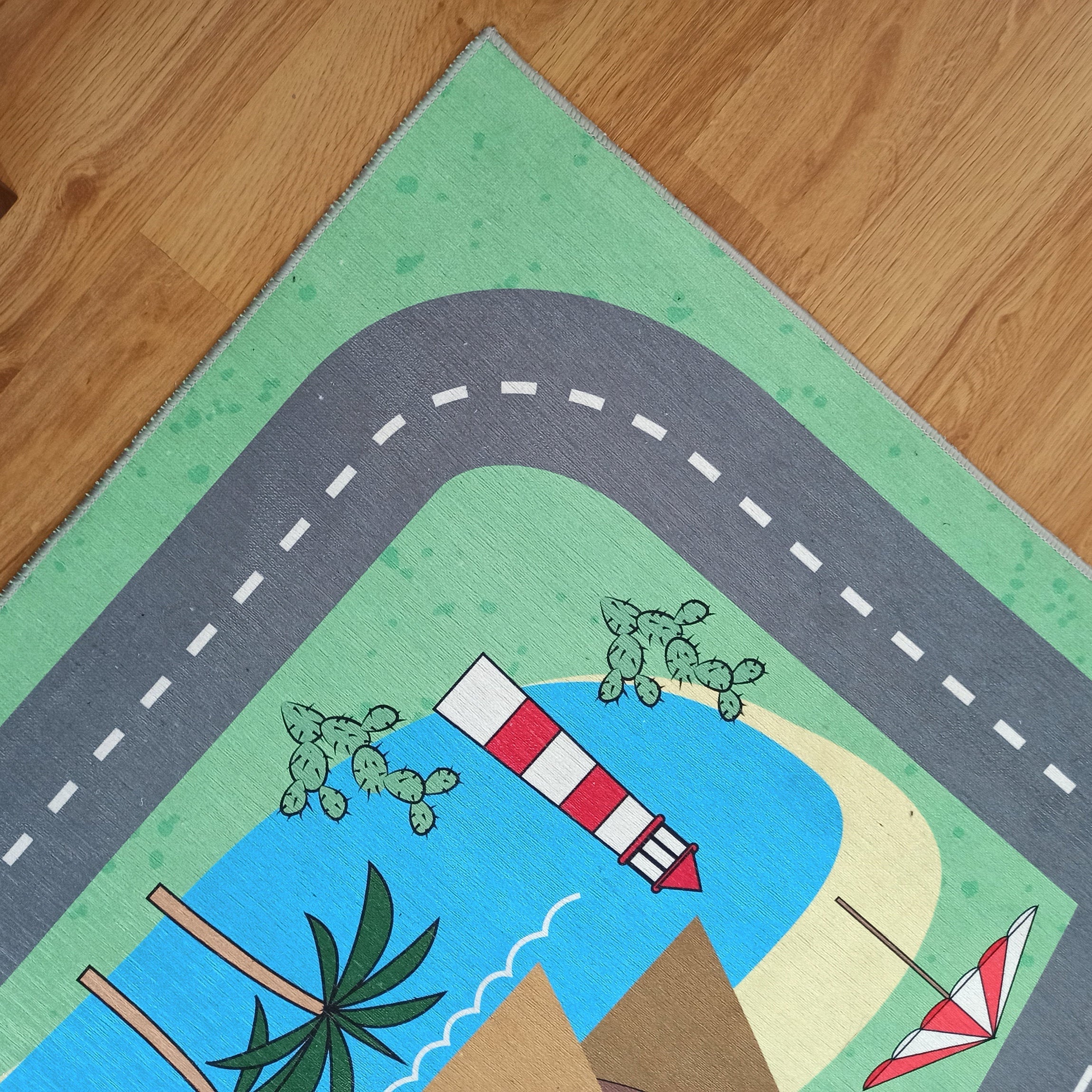 Green Road Rug Play Mat