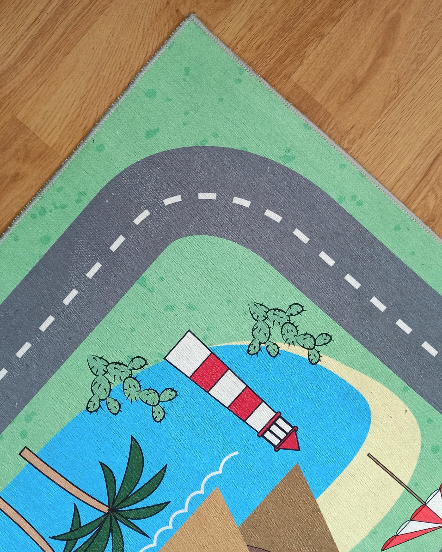 Green Road Rug Play Mat