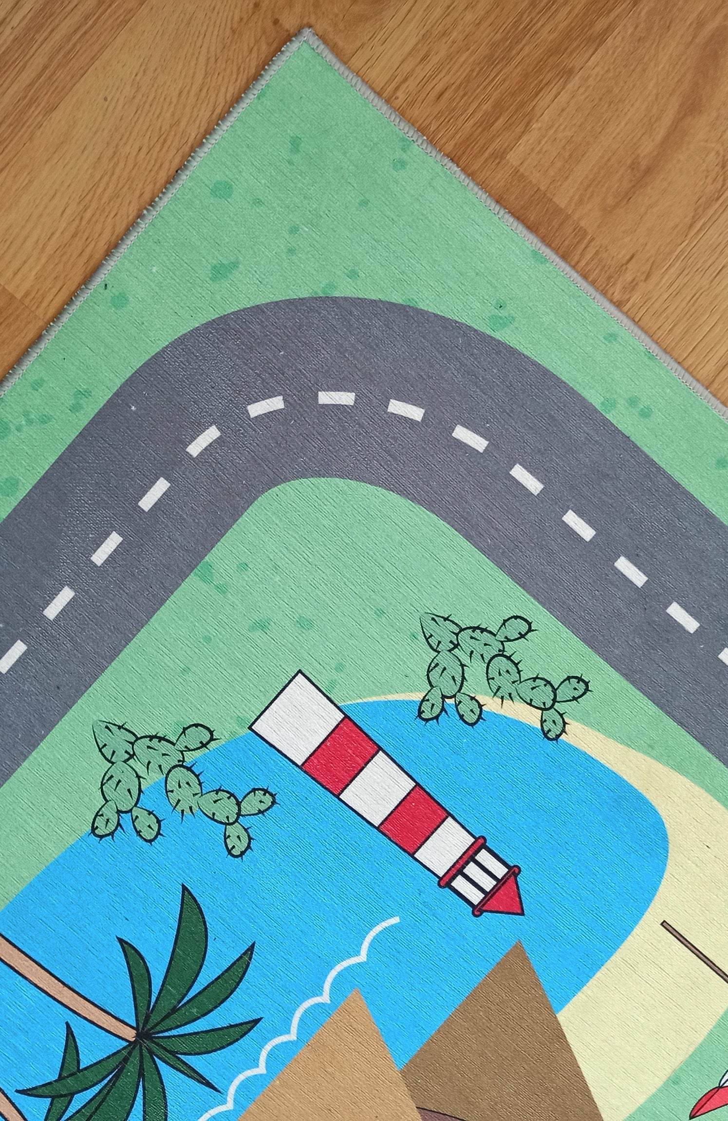 Green Road Rug Play Mat