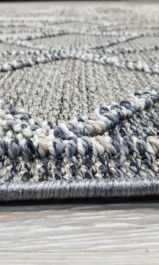 Gri Turkish Modern Kilim Gray Rug