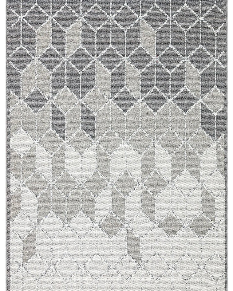 Gri Turkish Modern Kilim Gray Rug