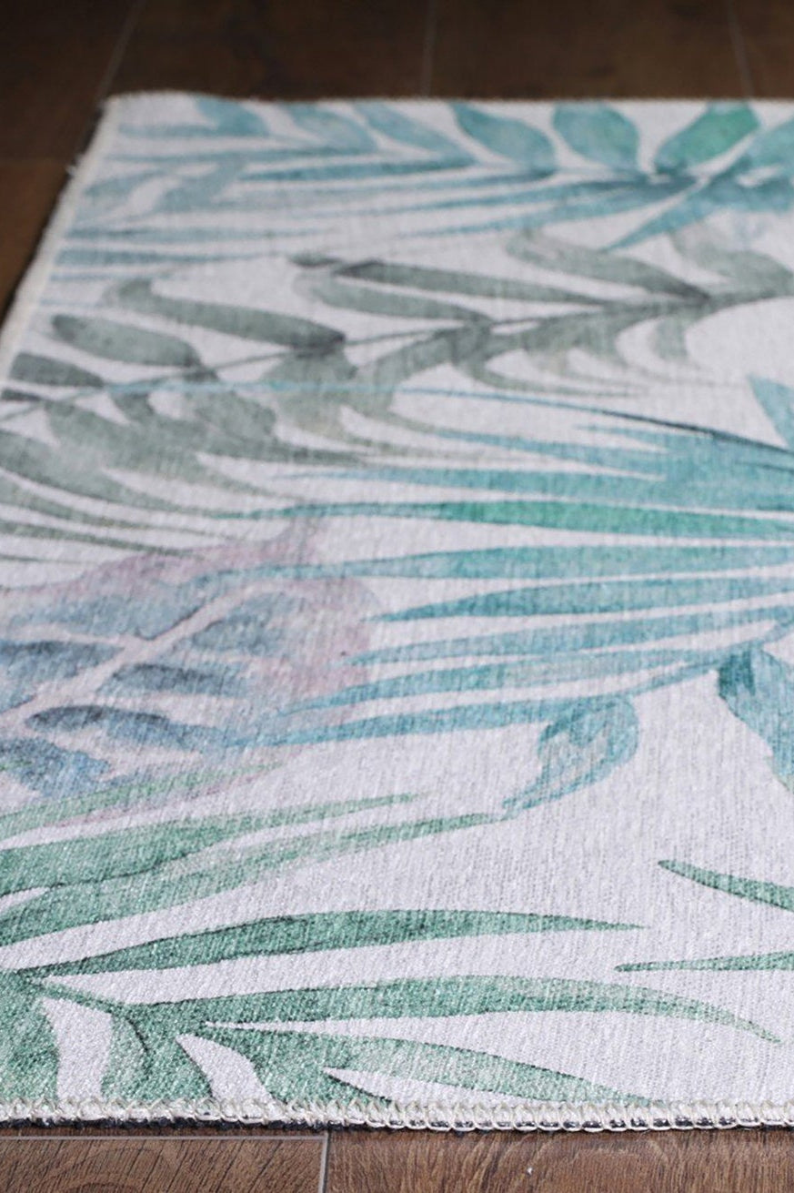 Hawaii Tropical Turquoise Rug