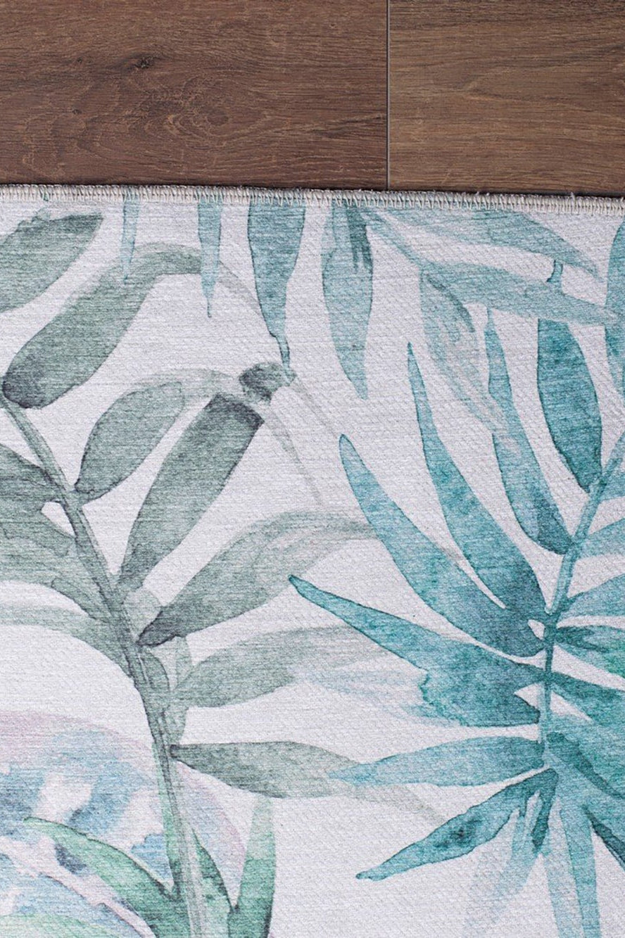 Hawaii Tropical Turquoise Rug