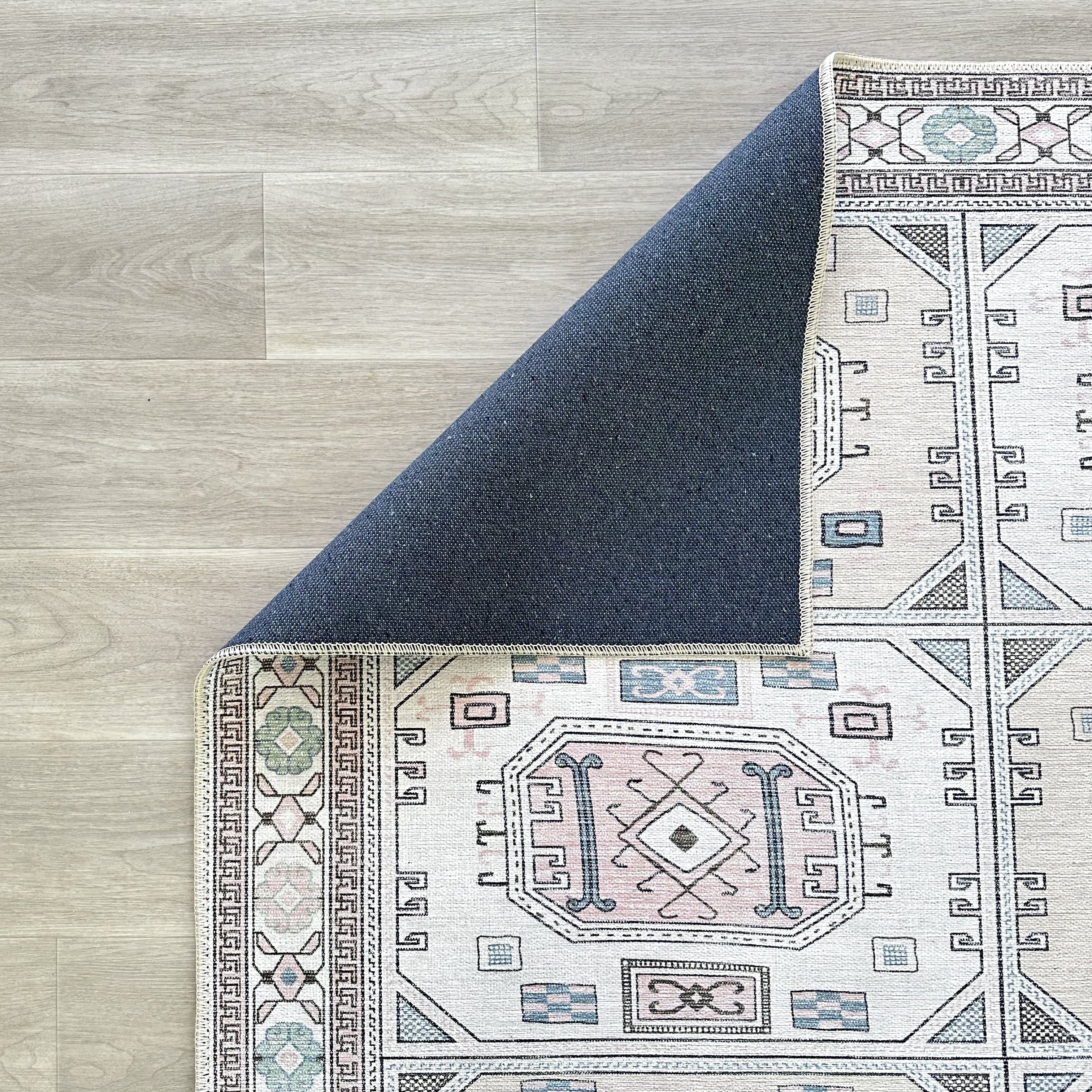 Hazel Brown Cream Modern Turkish Rug