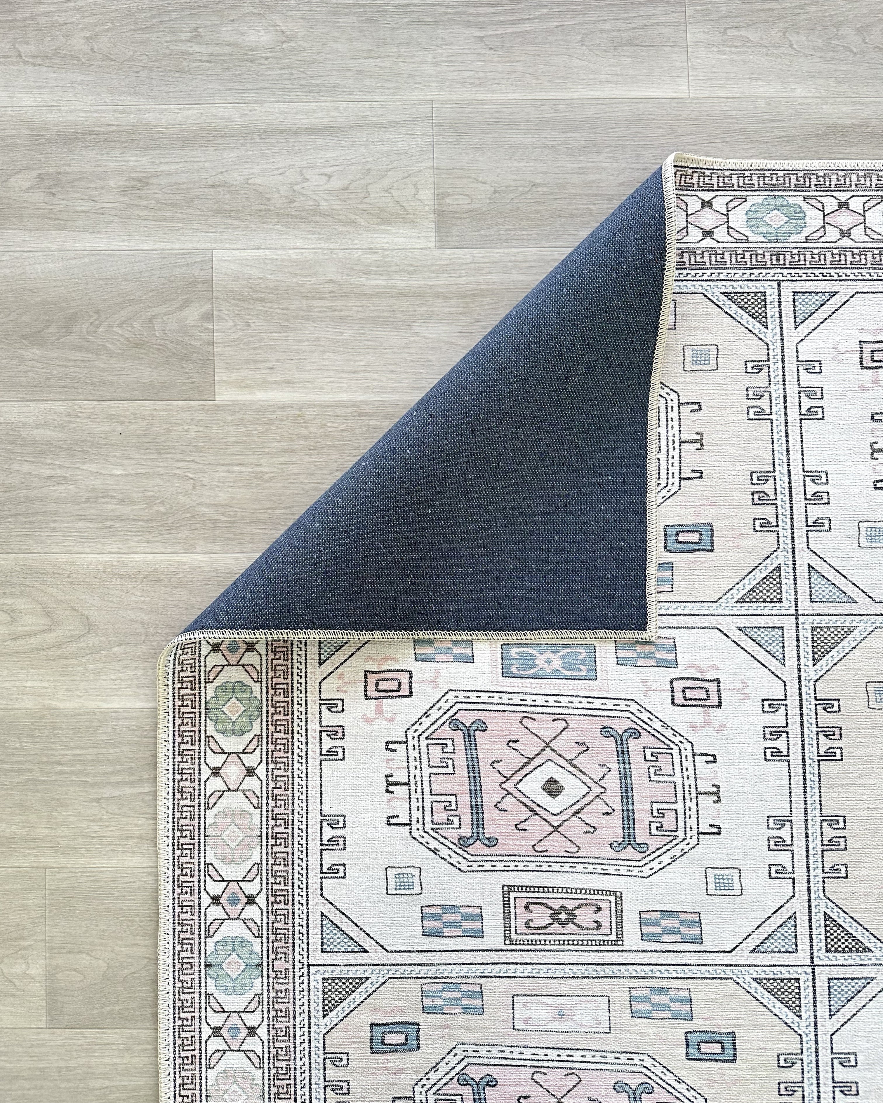 Hazel Brown Cream Modern Turkish Rug