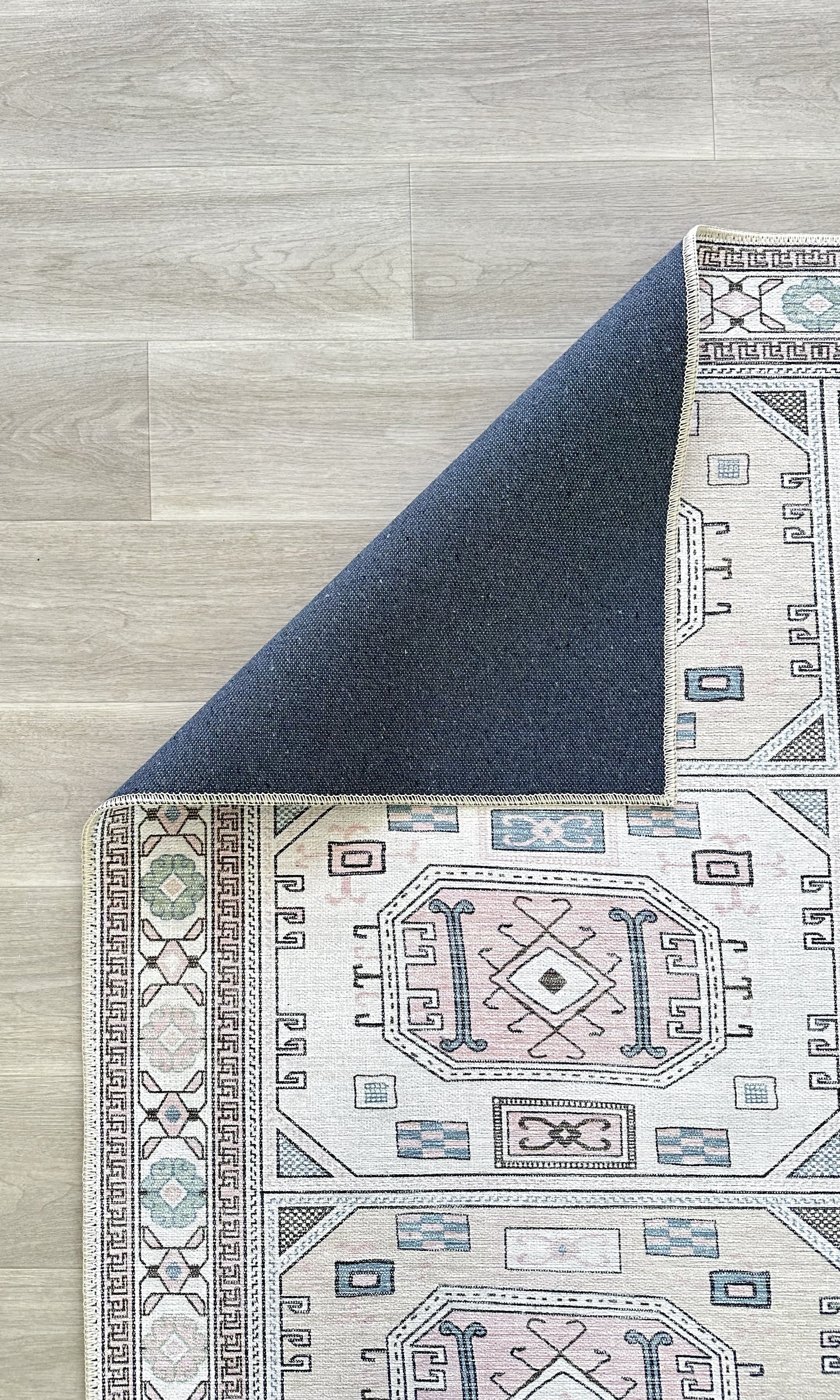 Hazel Brown Cream Modern Turkish Rug