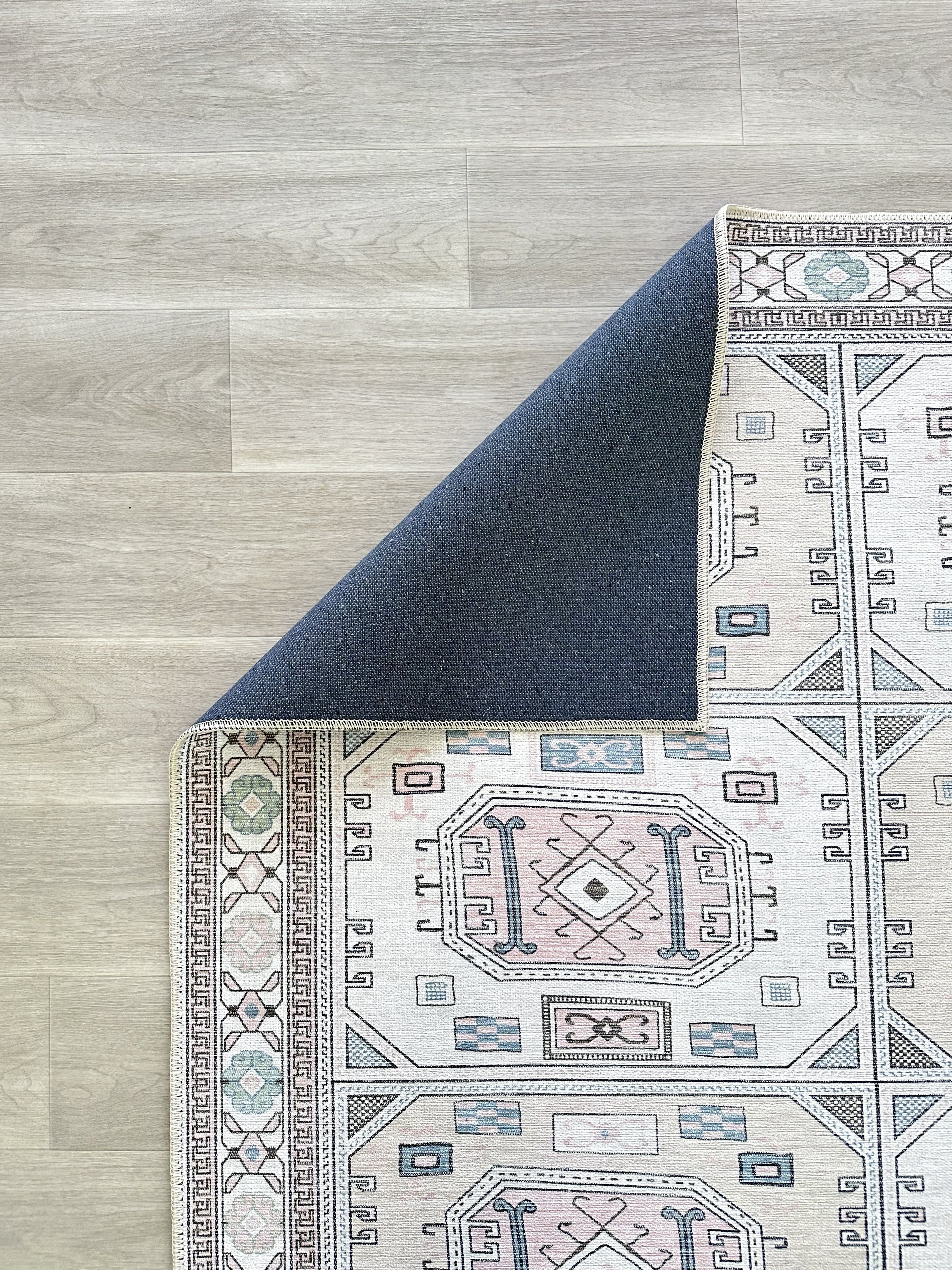 Hazel Brown Cream Modern Turkish Rug