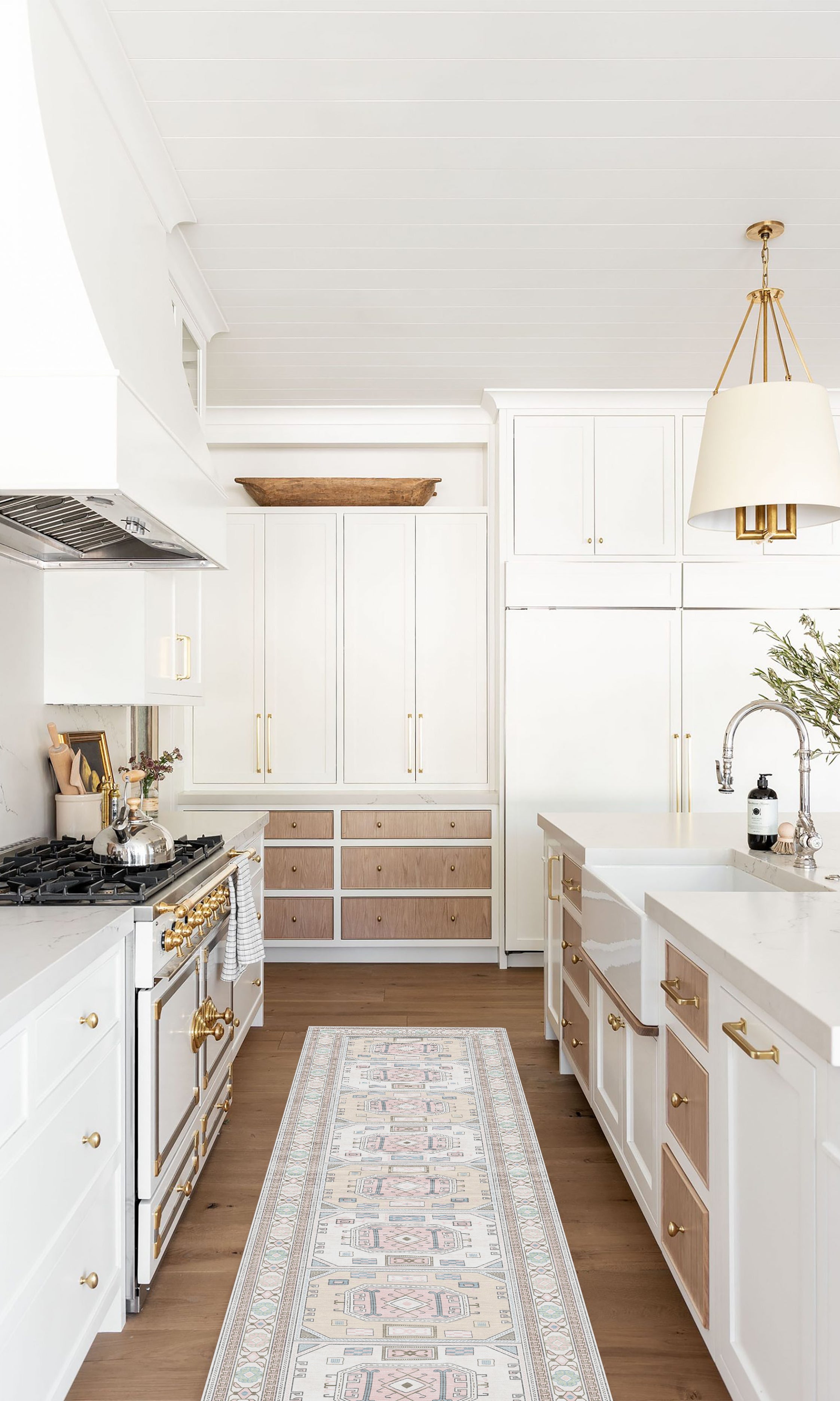 Hazel Brown Cream Modern Turkish Rug