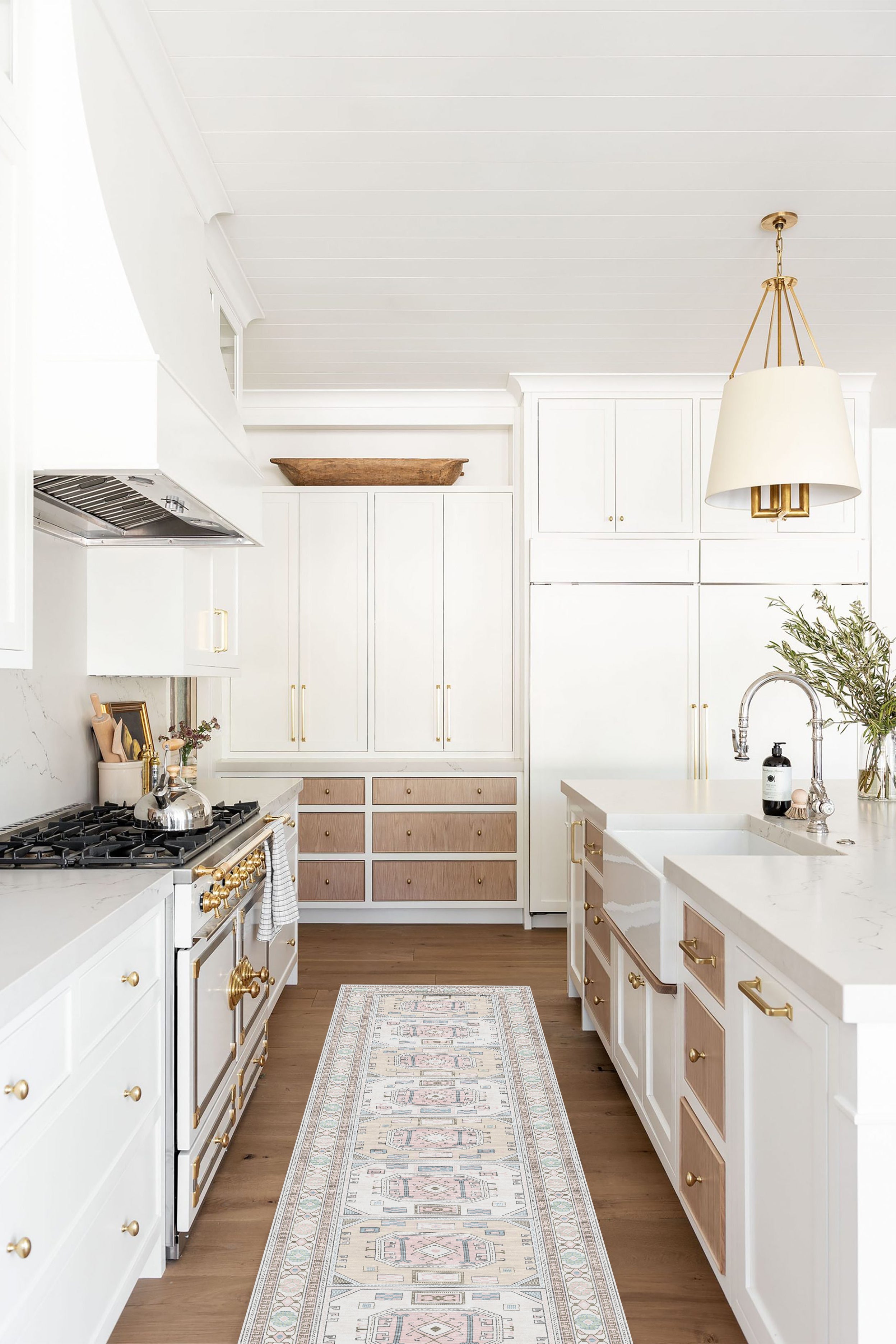 Hazel Brown Cream Modern Turkish Rug