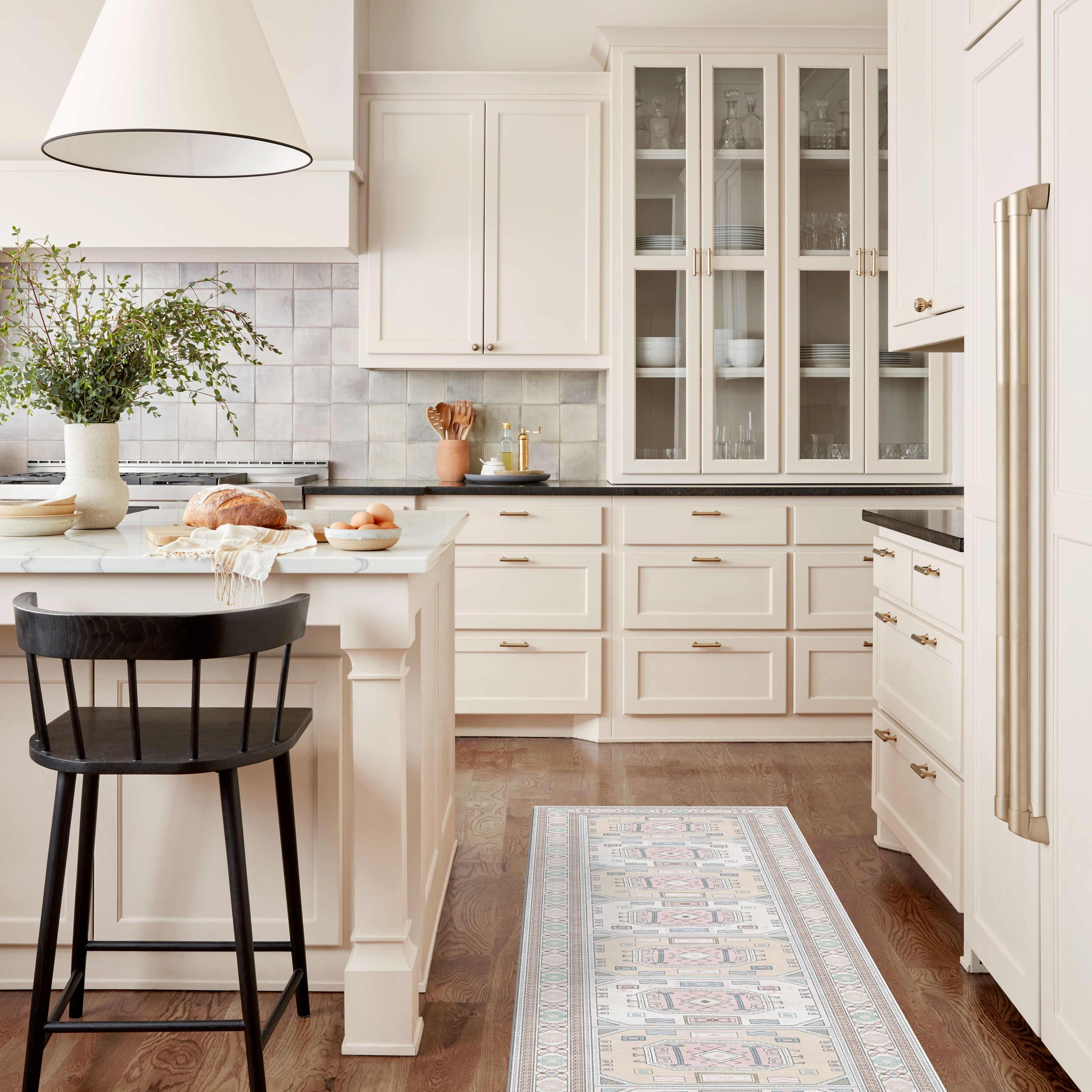 Hazel Brown Cream Modern Turkish Rug