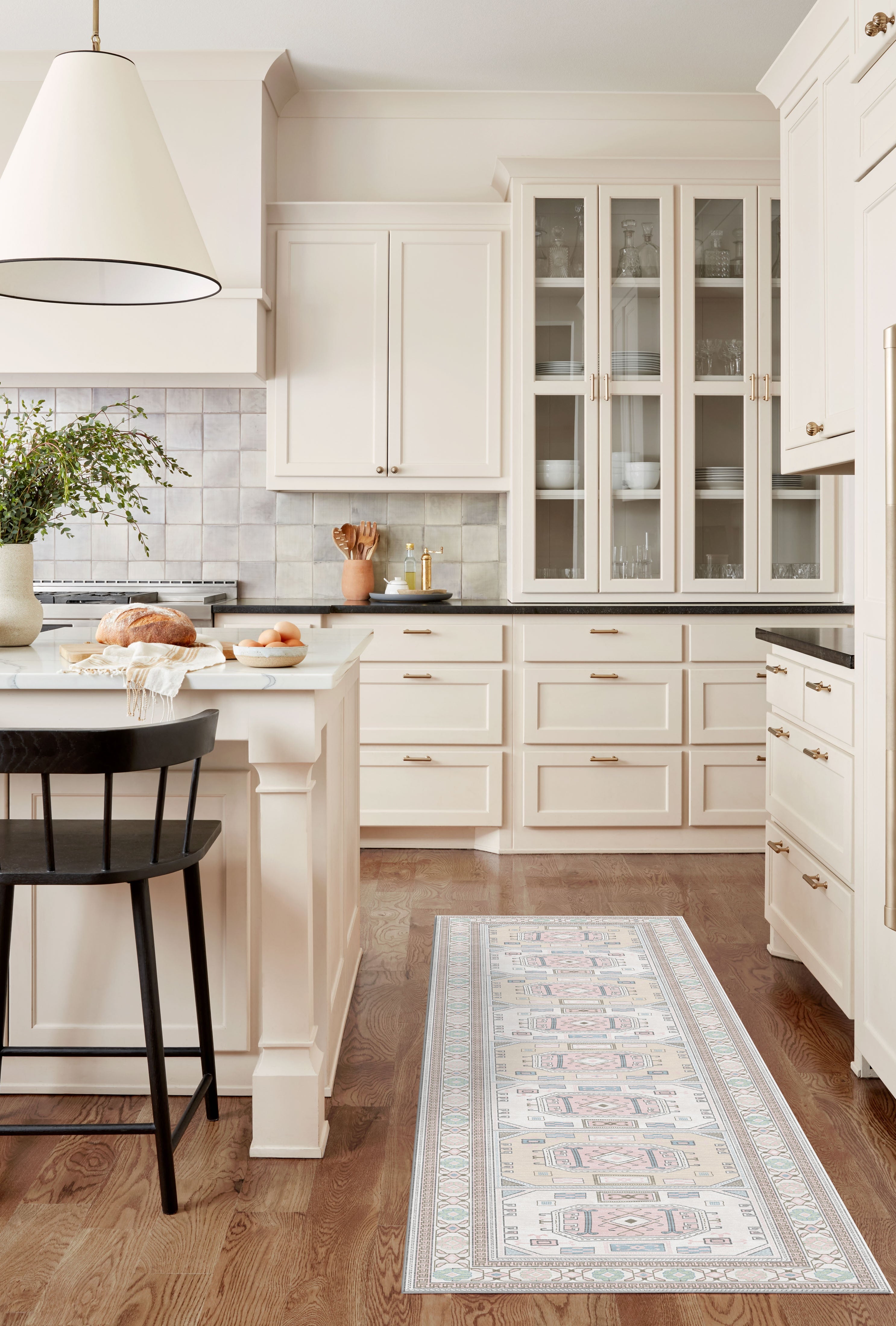 Hazel Brown Cream Modern Turkish Rug