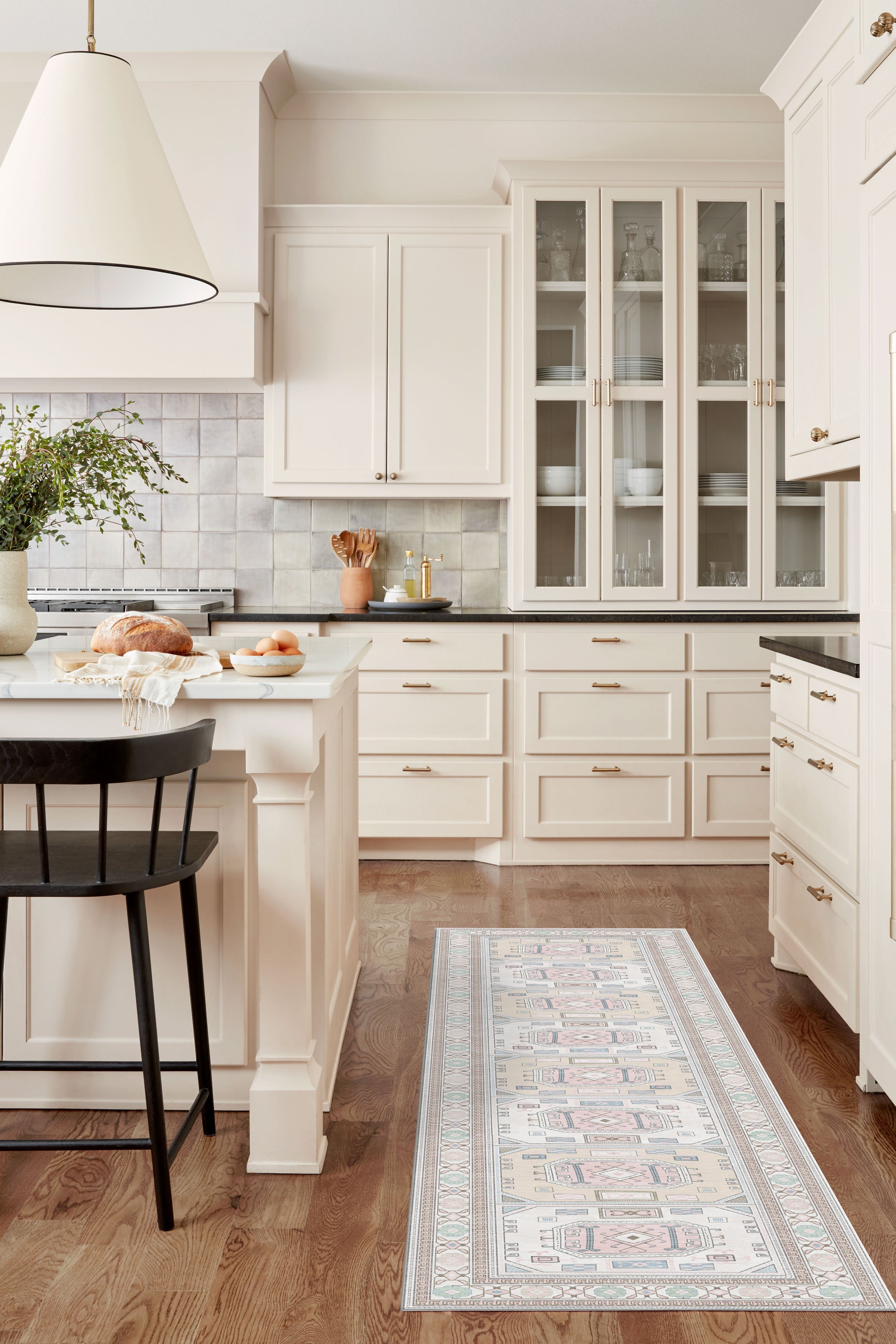 Hazel Brown Cream Modern Turkish Rug