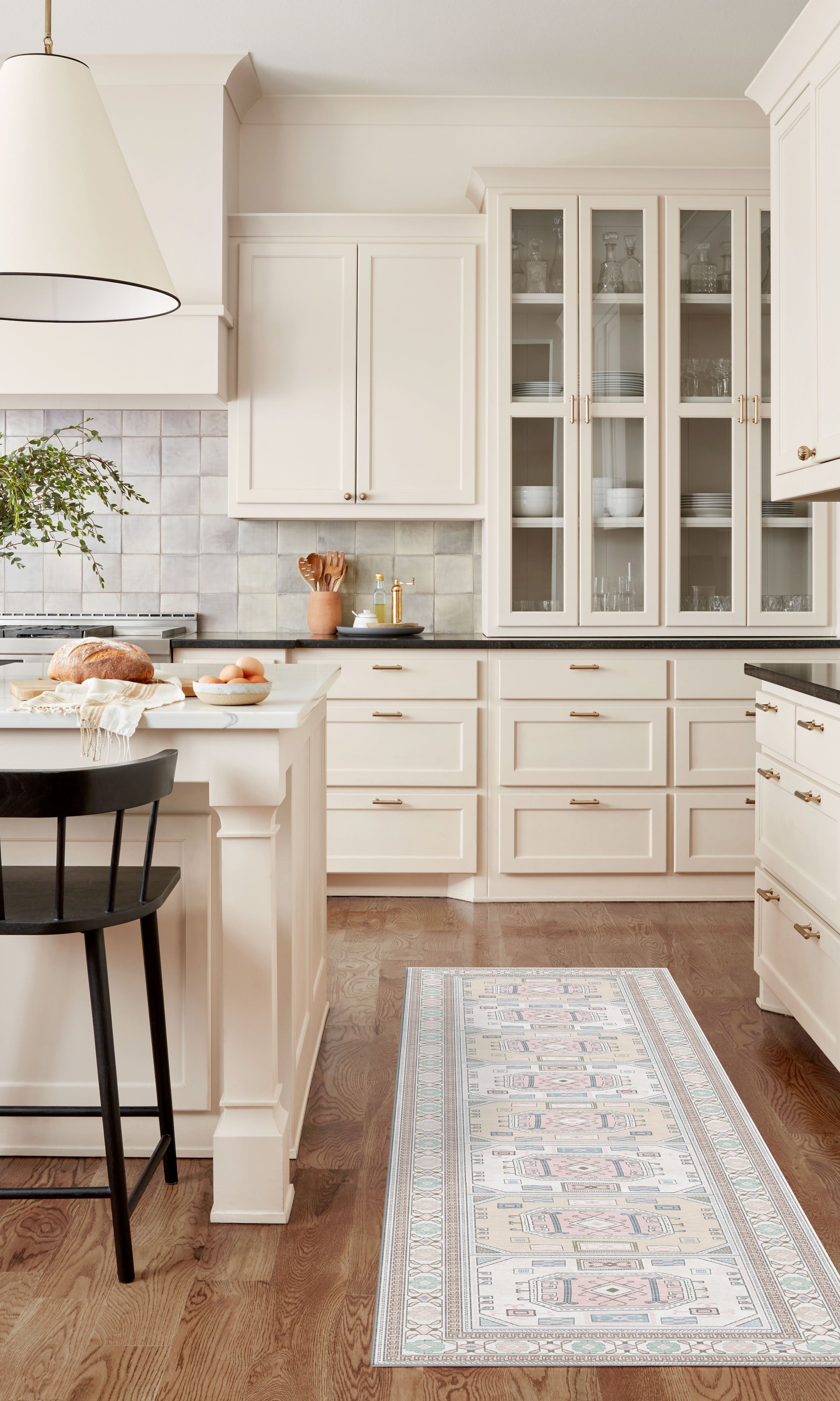 Hazel Brown Cream Modern Turkish Rug