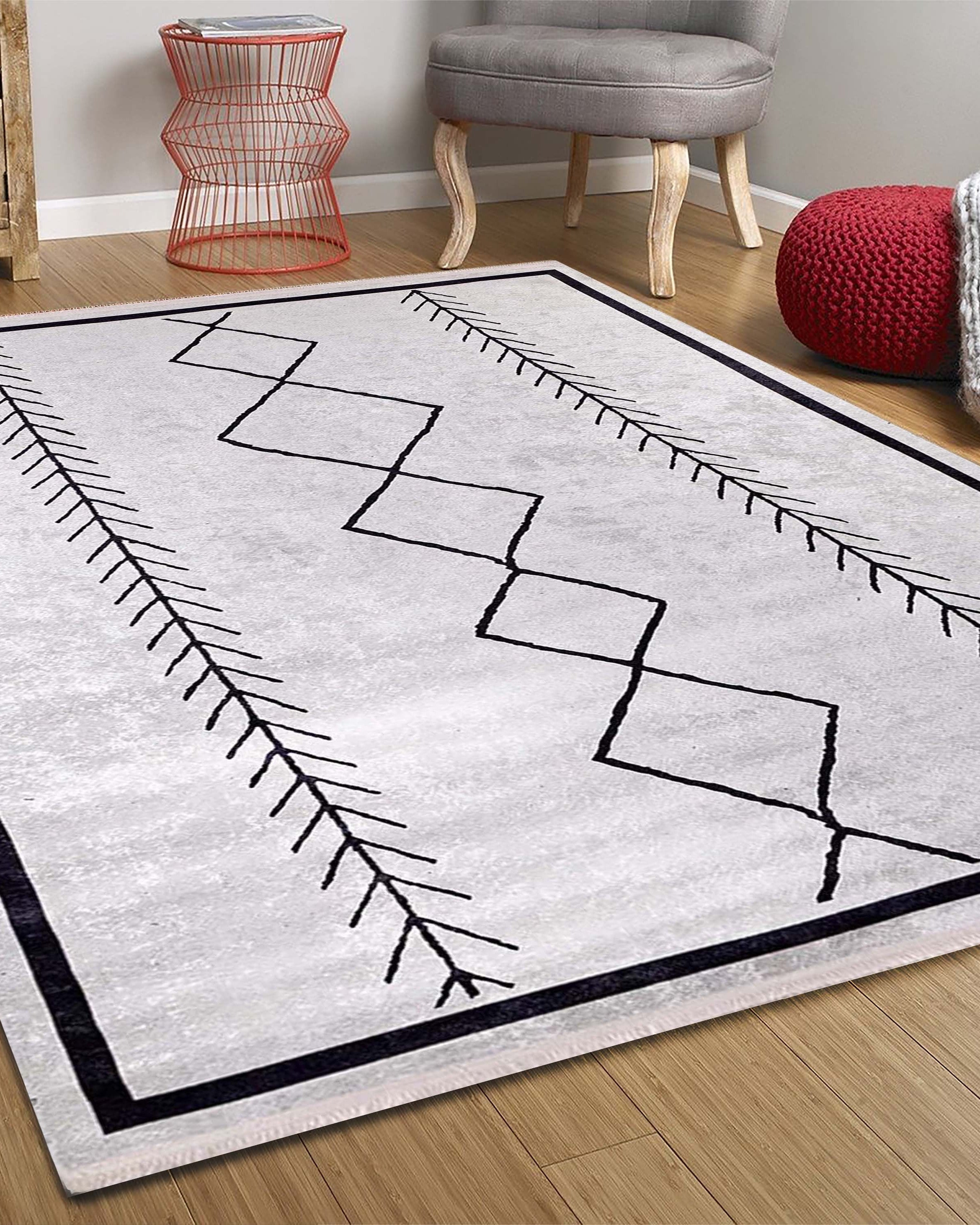 Hidaya Moroccan Kilim White Pearl Rug
