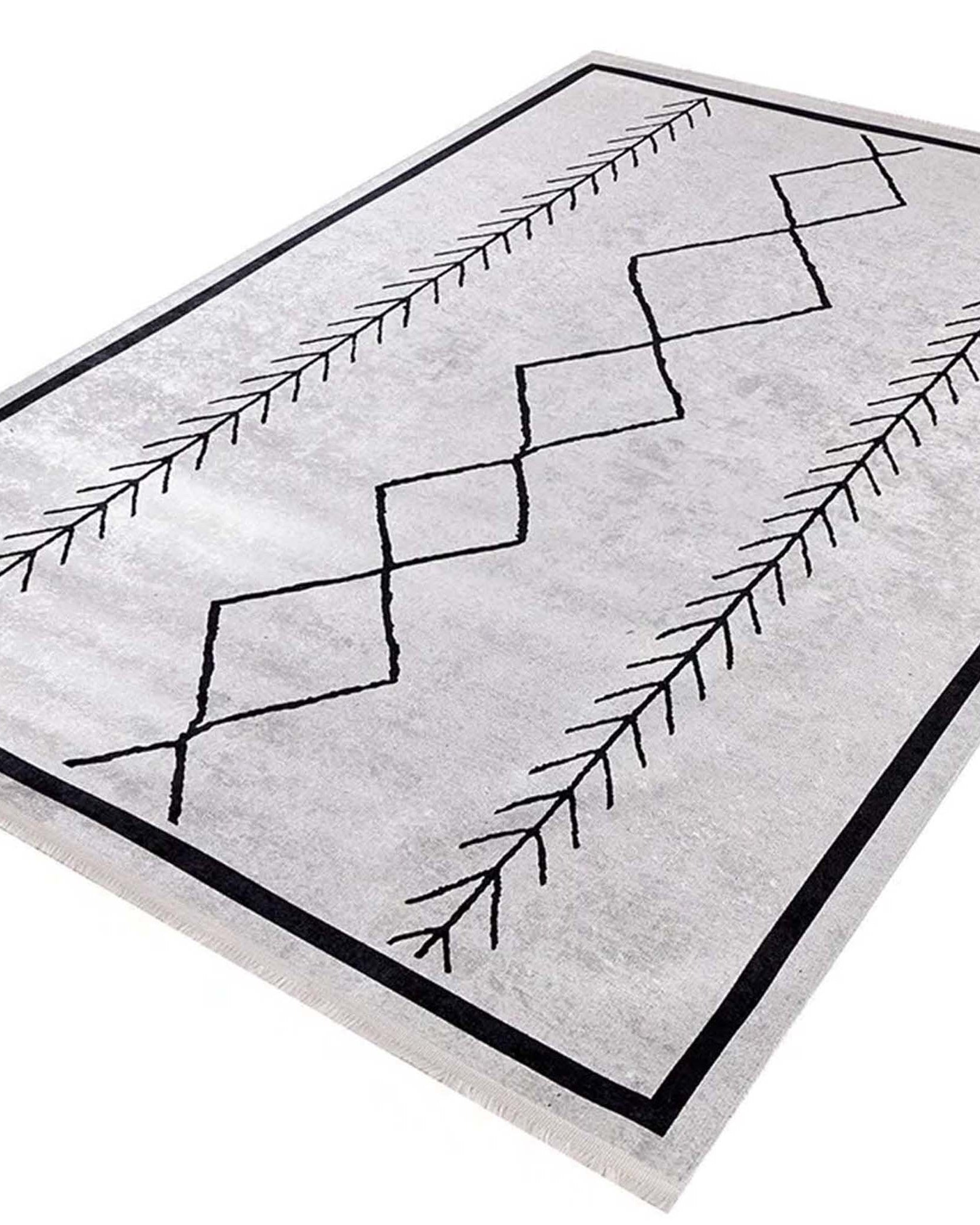 Hidaya Moroccan Kilim White Pearl Rug