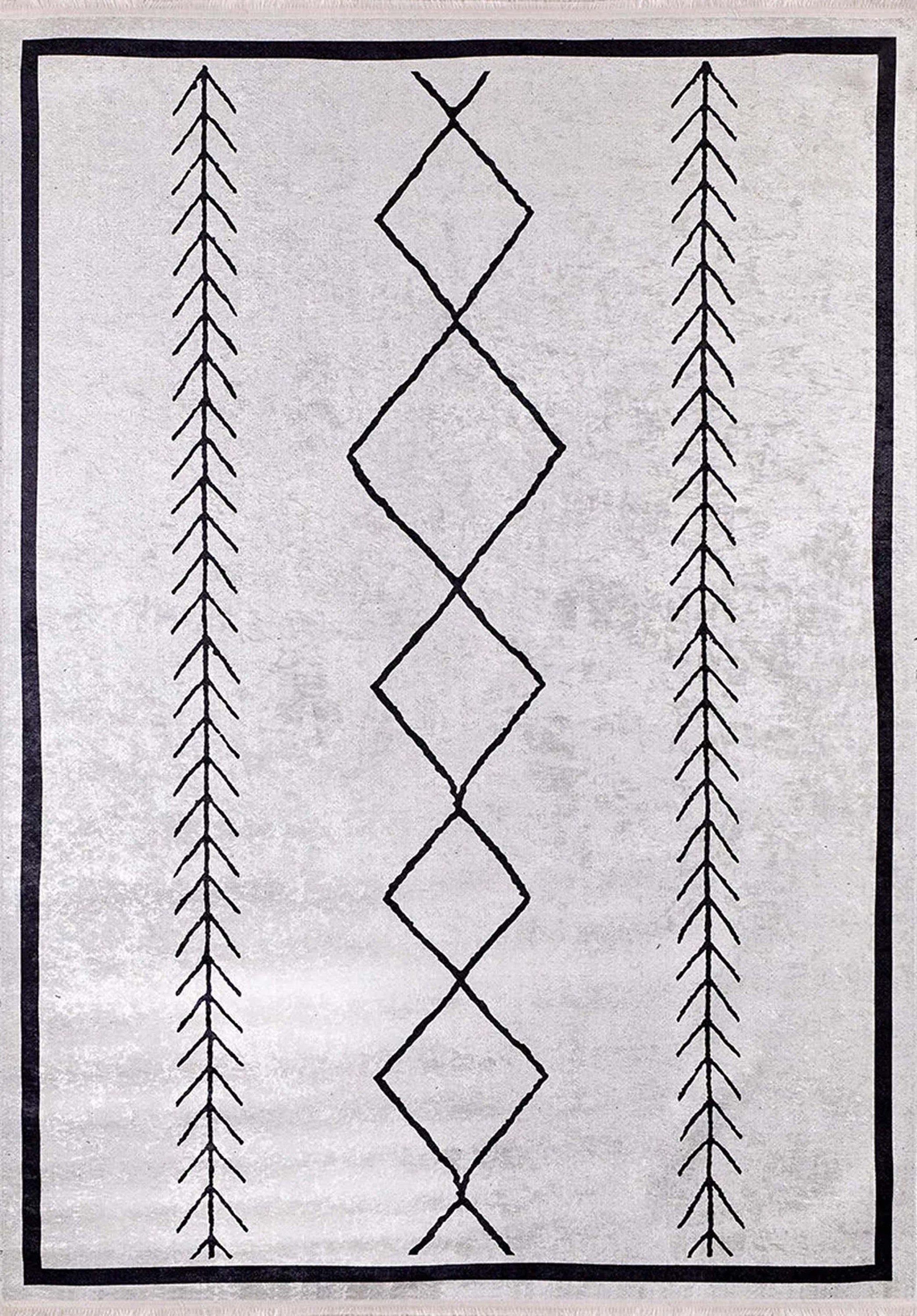 Hidaya Moroccan Kilim White Pearl Rug