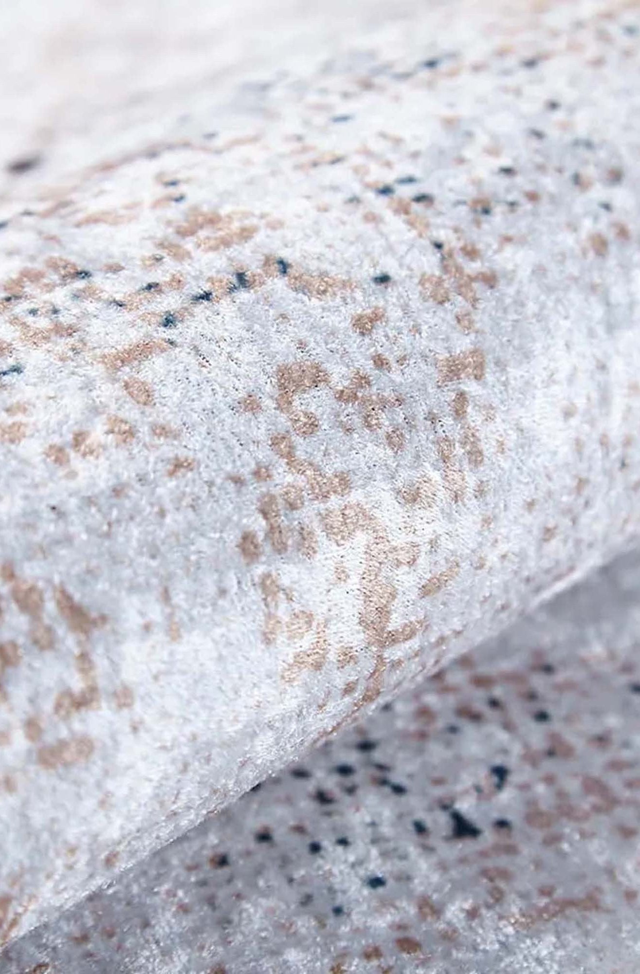 Hilay Turkish Modern Faded Beige Rug