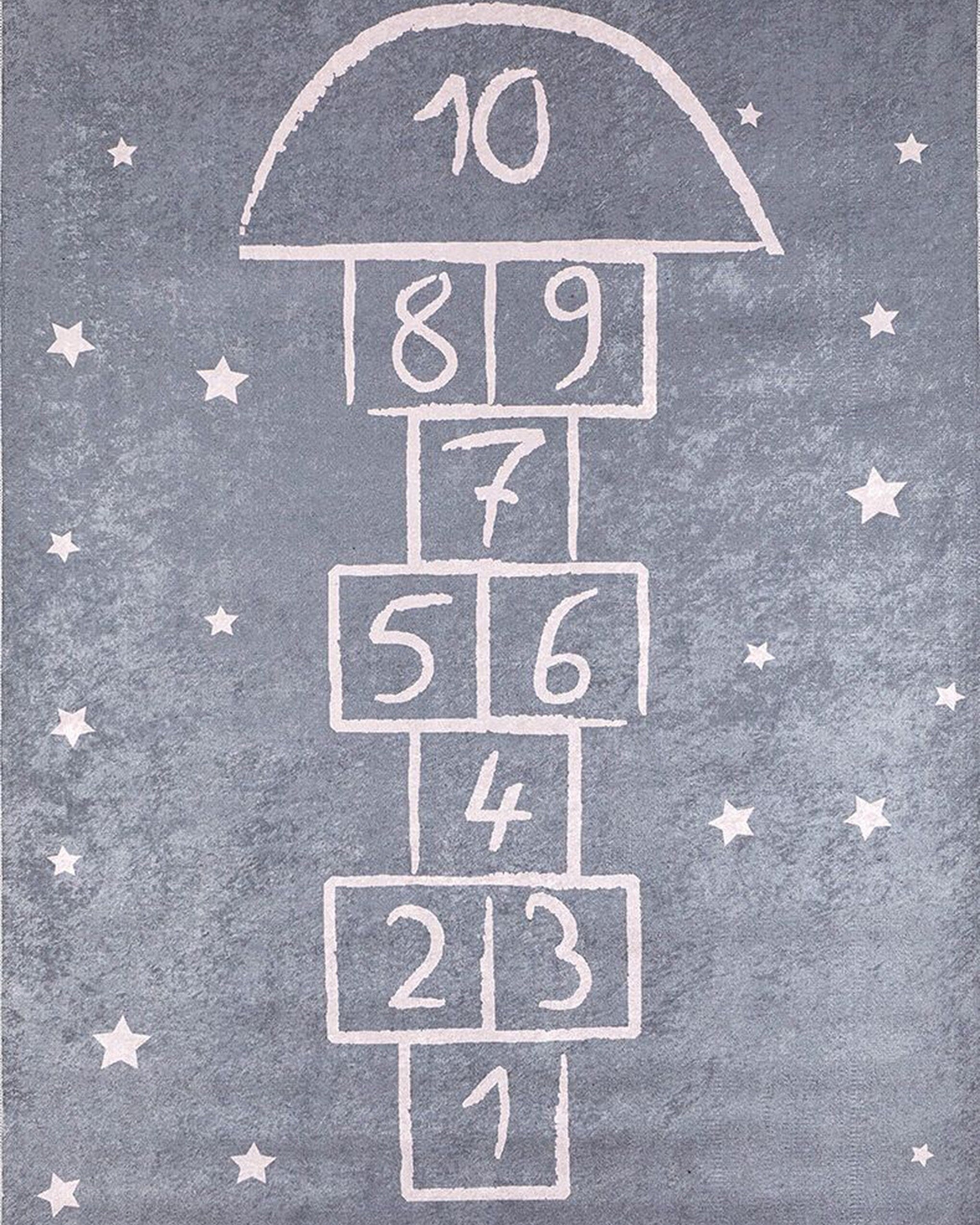 Hipo Hopscotch Kids Play Rug