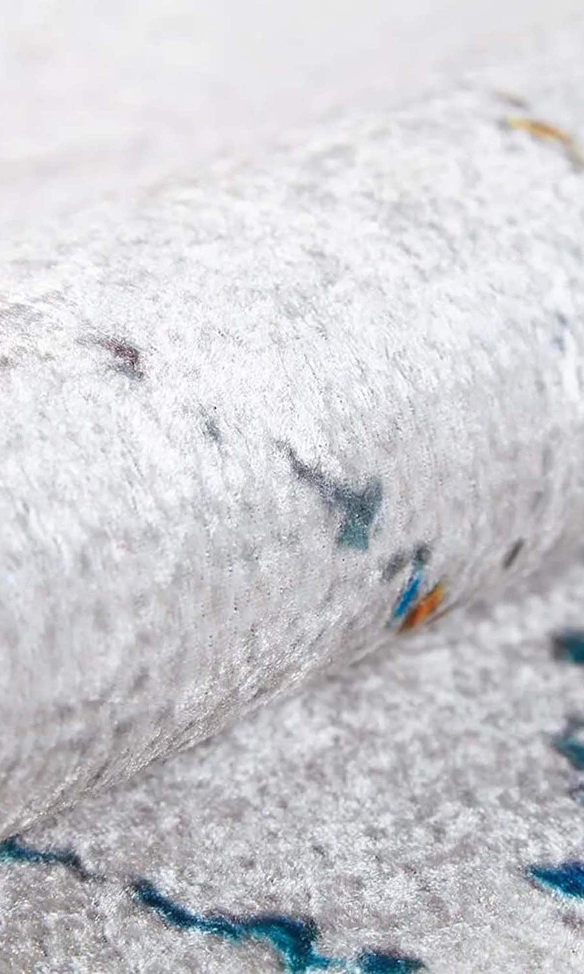 Hniya Moroccan Trellis White Rug