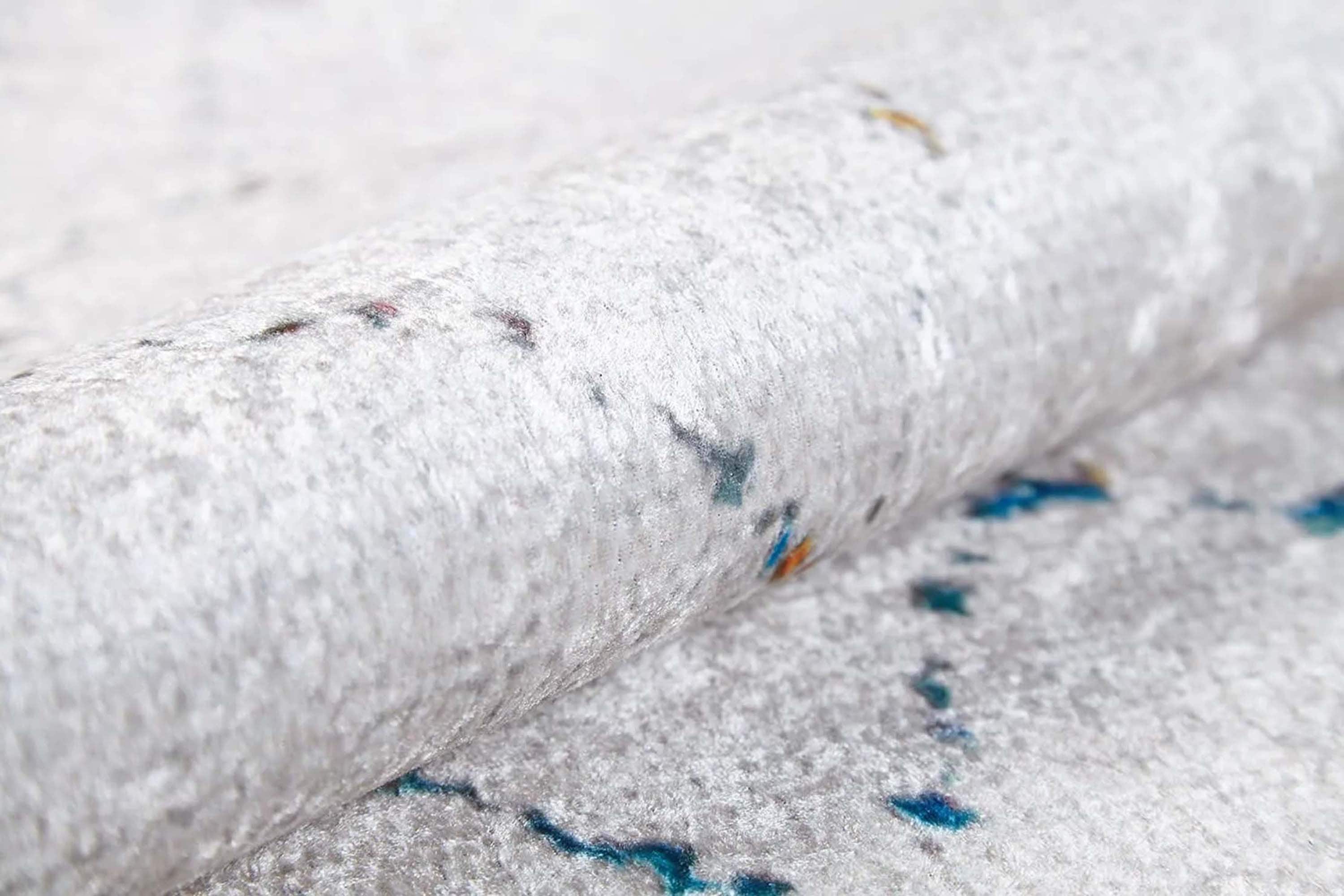 Hniya Moroccan Trellis White Rug