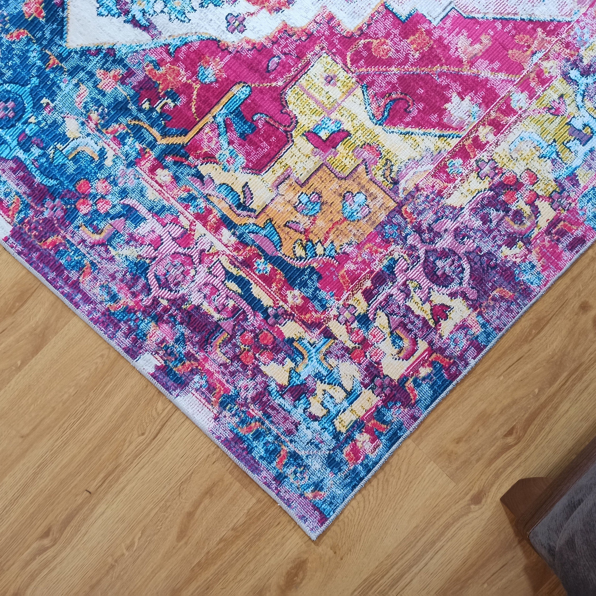 Holi Rug Colorful Vintage Rug