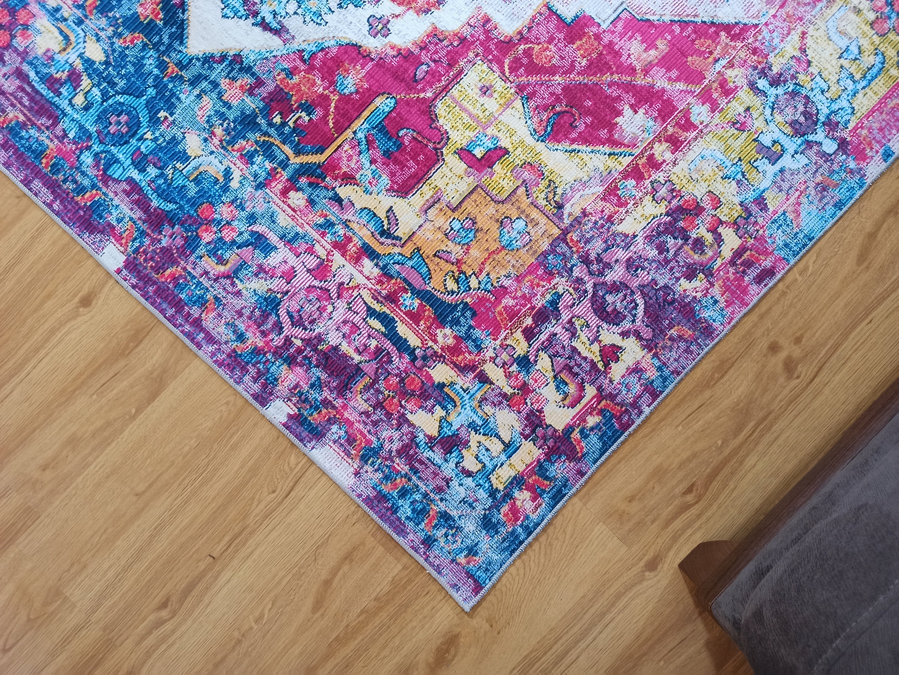 Holi Rug Colorful Vintage Rug