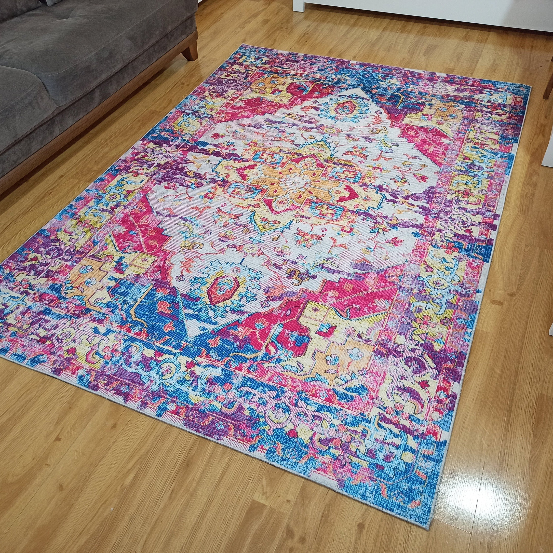 Holi Rug Colorful Vintage Rug