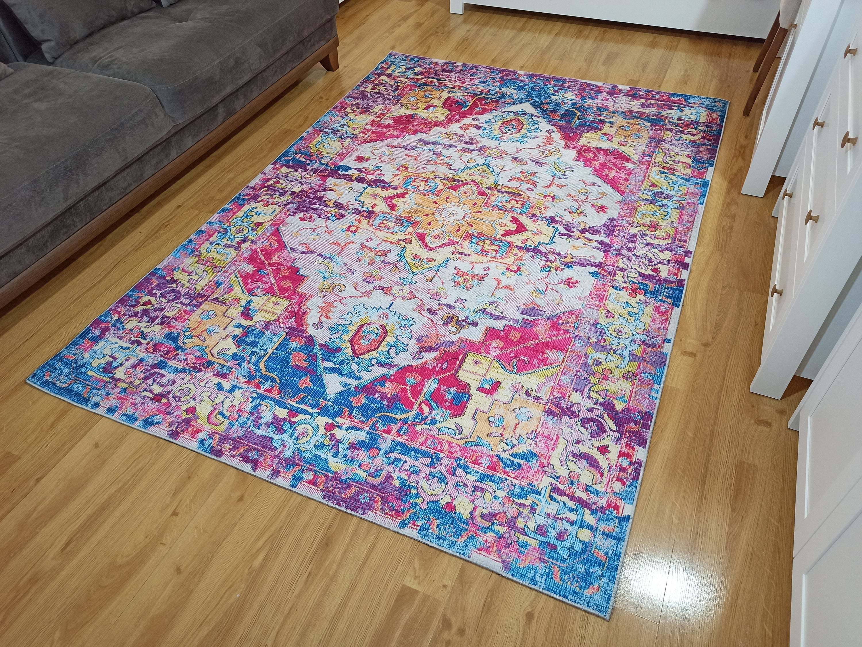 Holi Rug Colorful Vintage Rug