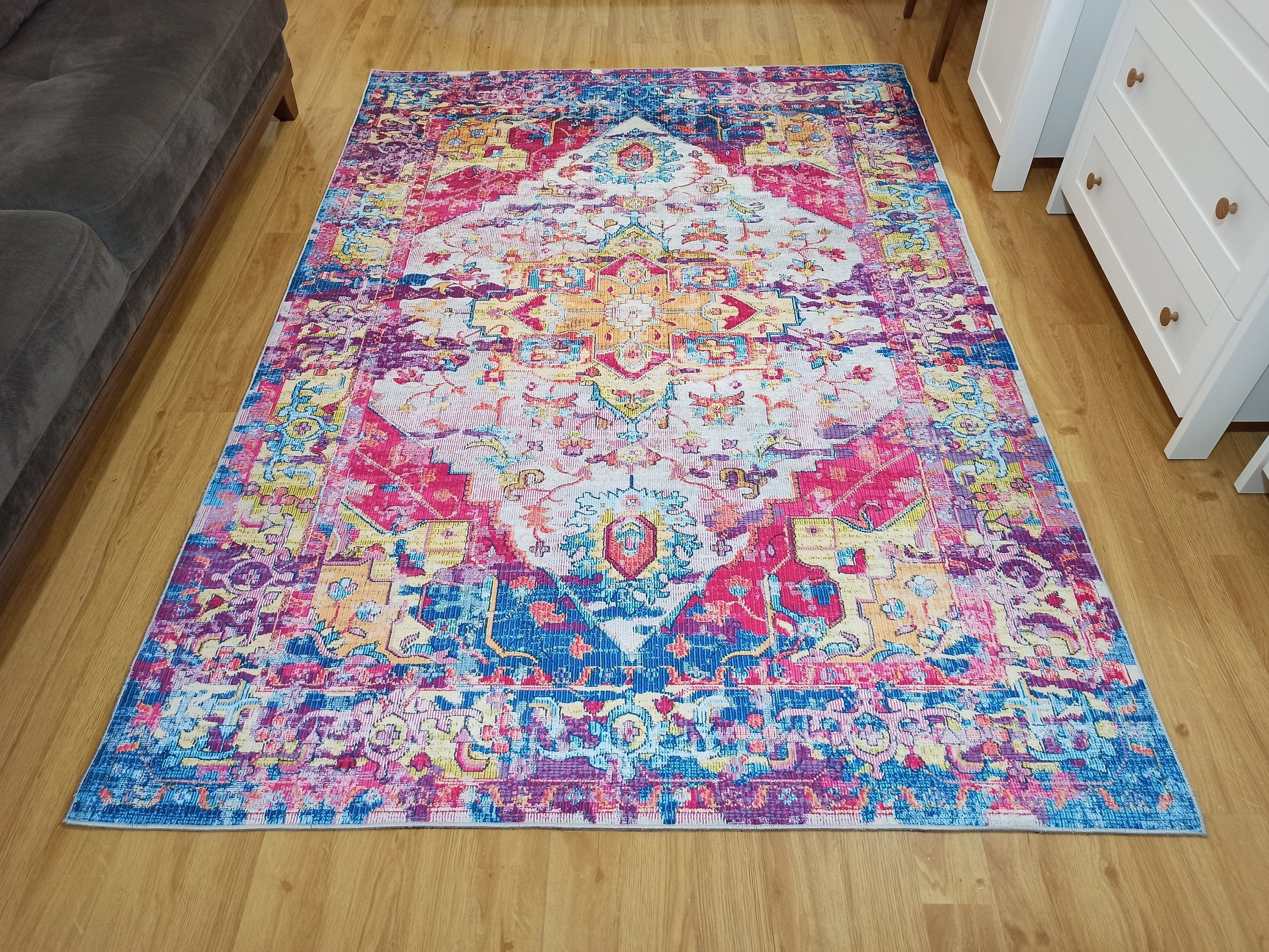 Holi Rug Colorful Vintage Rug