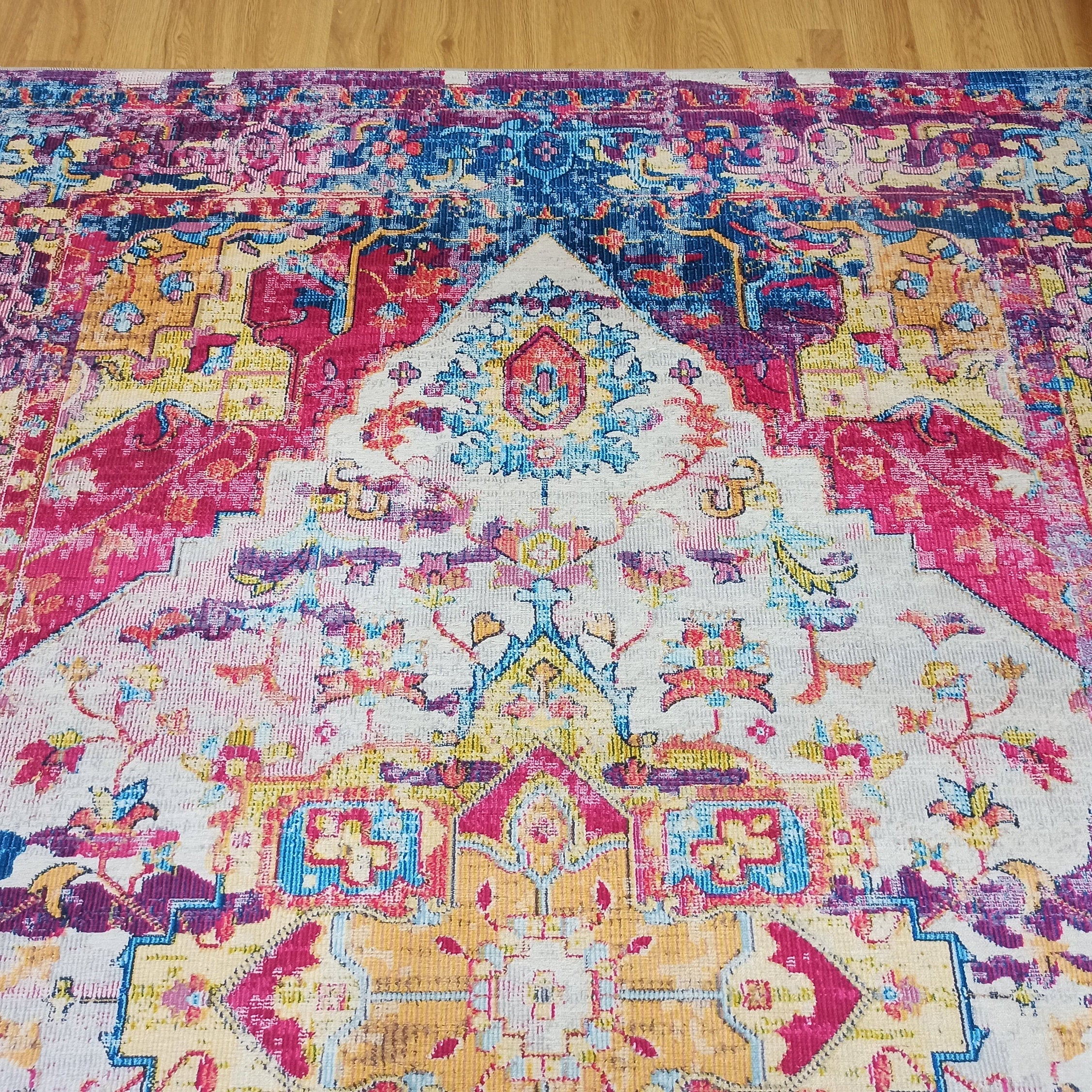 Holi Rug Colorful Vintage Rug