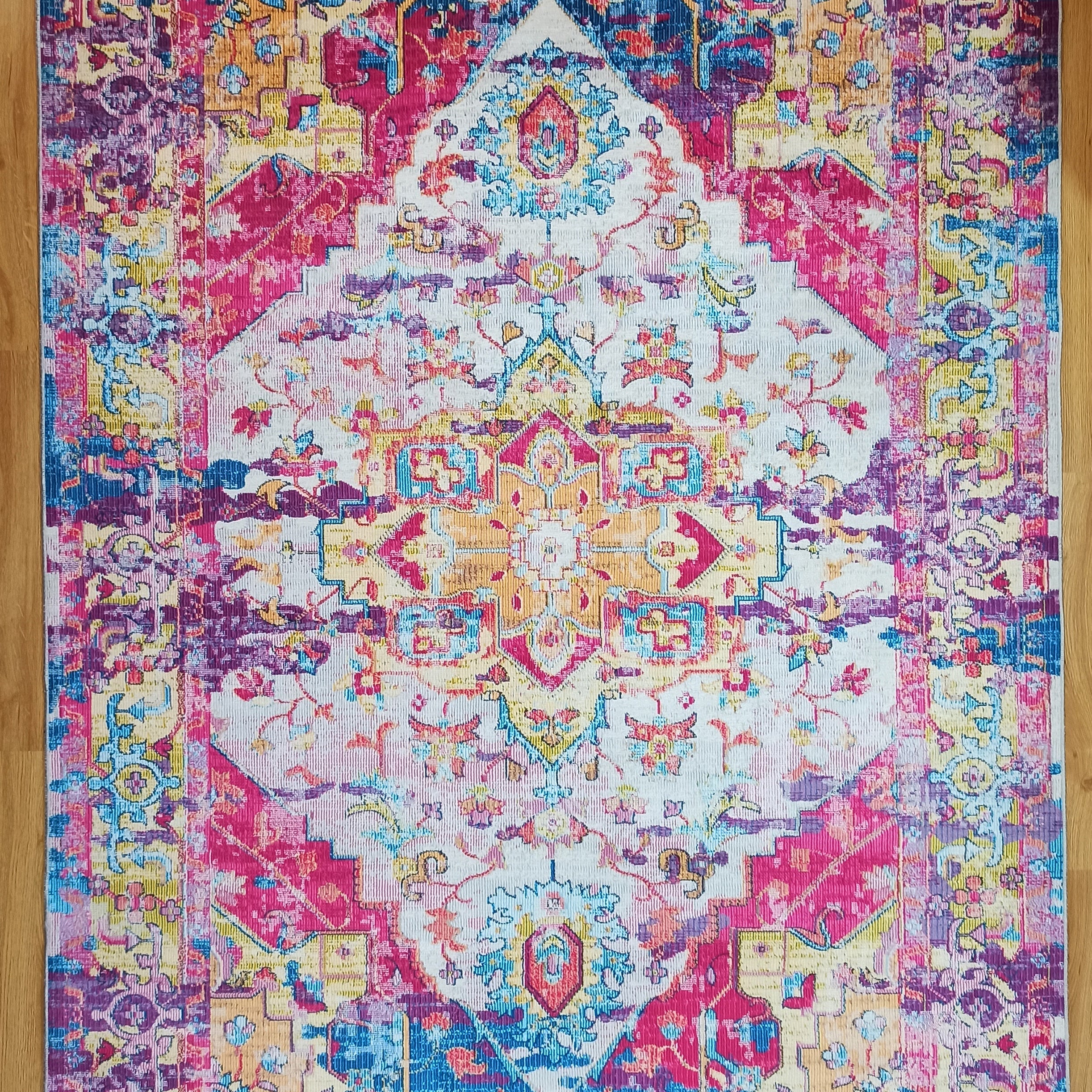 Holi Rug Colorful Vintage Rug