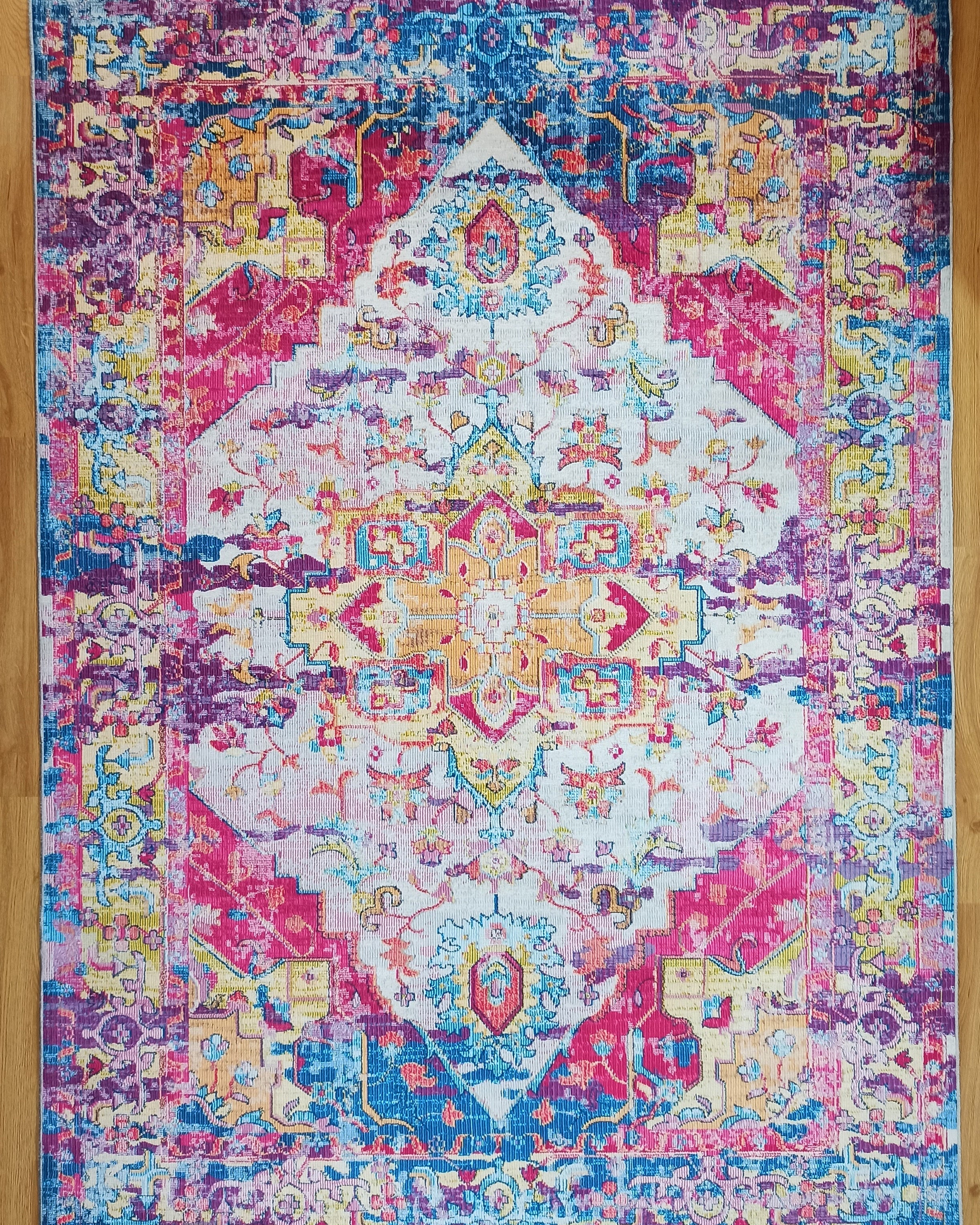 Holi Rug Colorful Vintage Rug