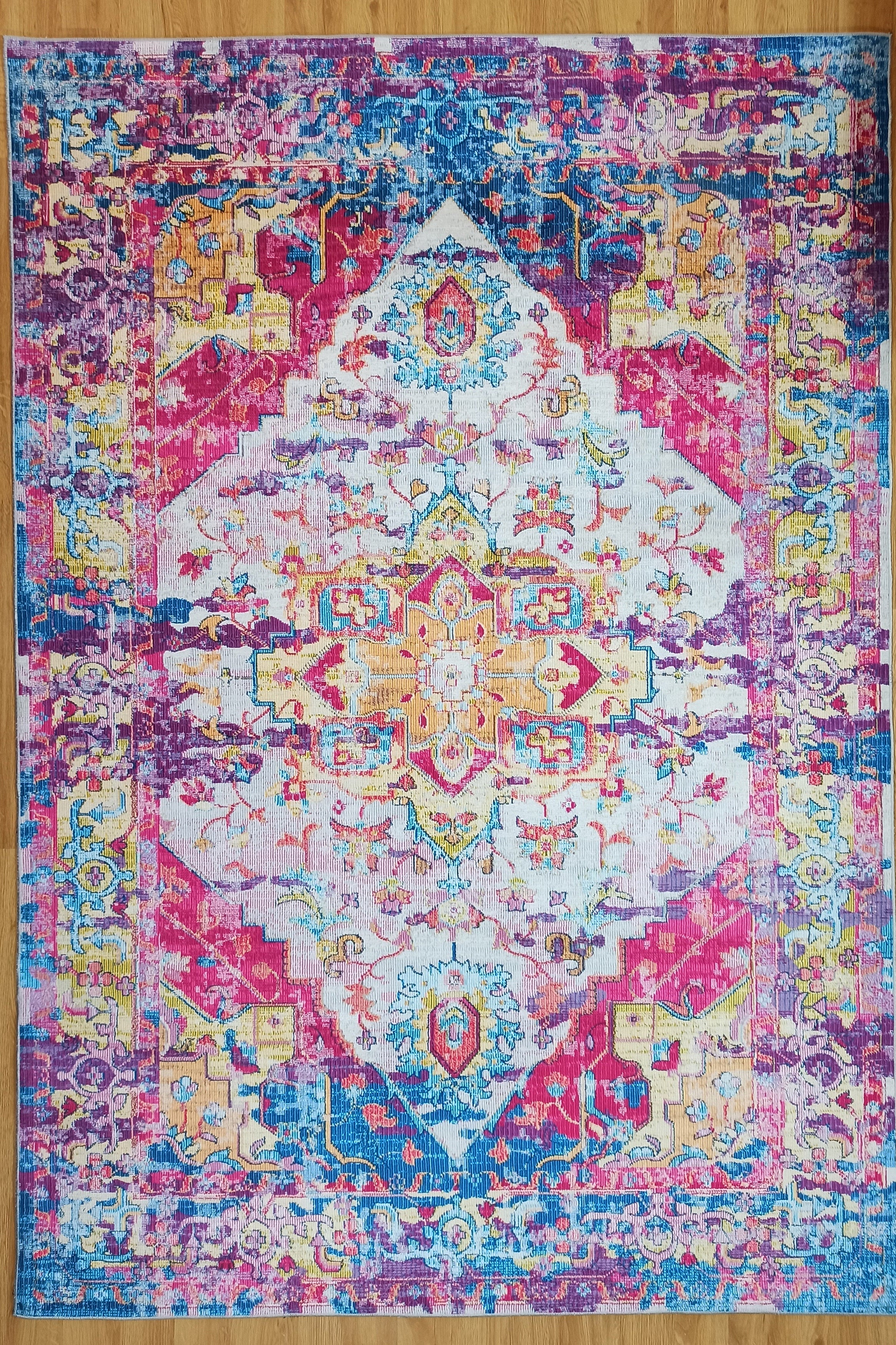 Holi Rug Colorful Vintage Rug