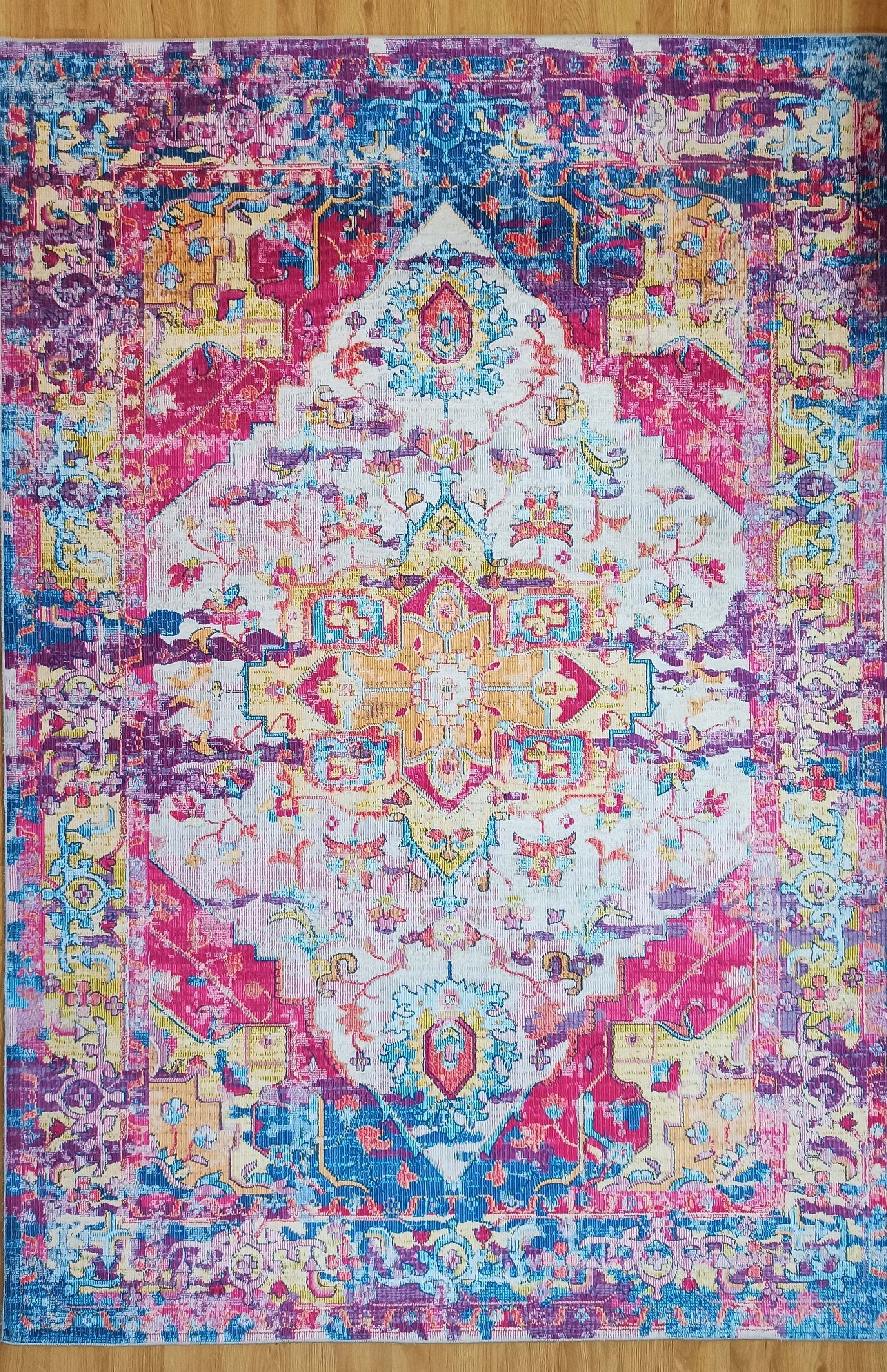 Holi Rug Colorful Vintage Rug