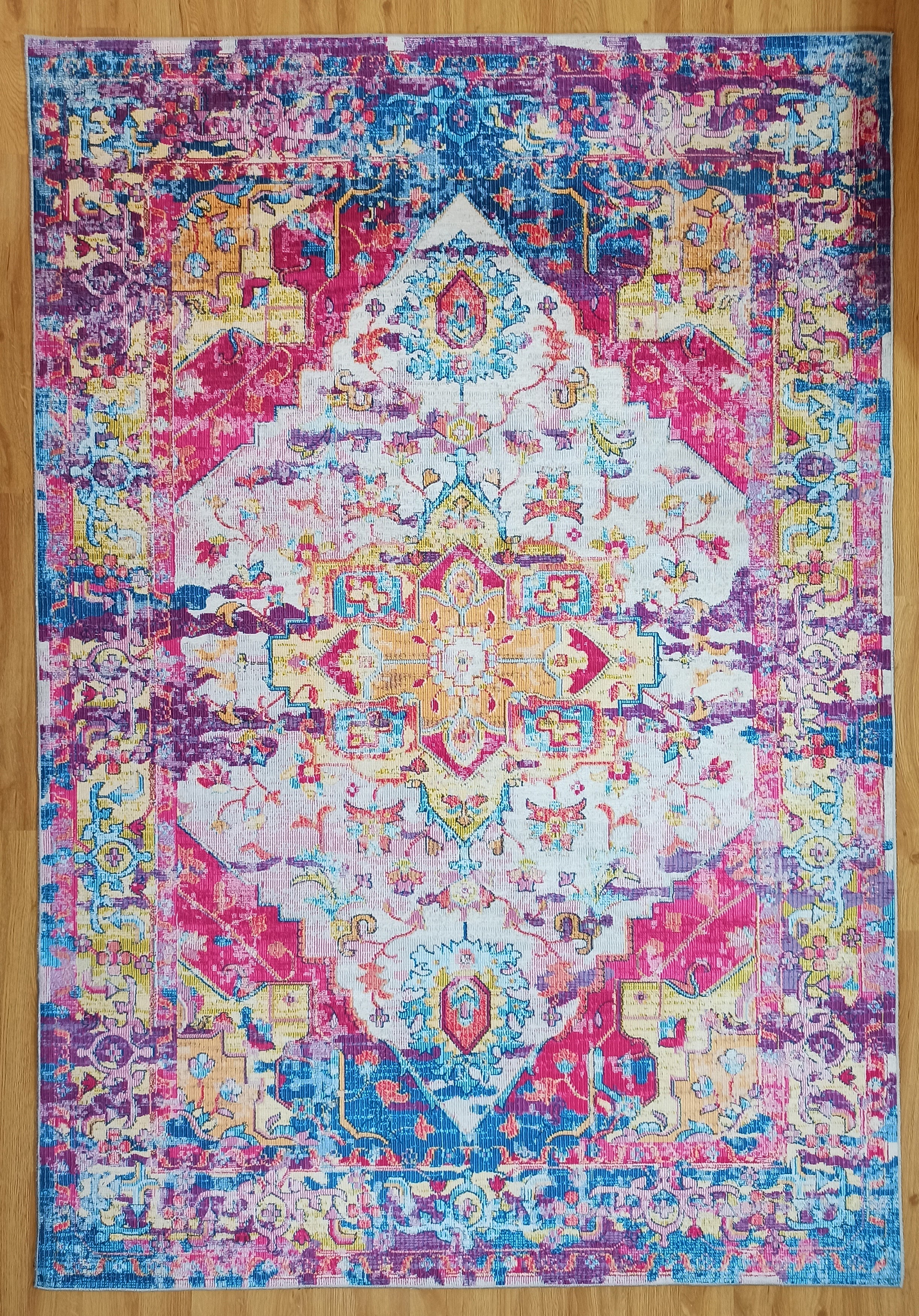 Holi Rug Colorful Vintage Rug