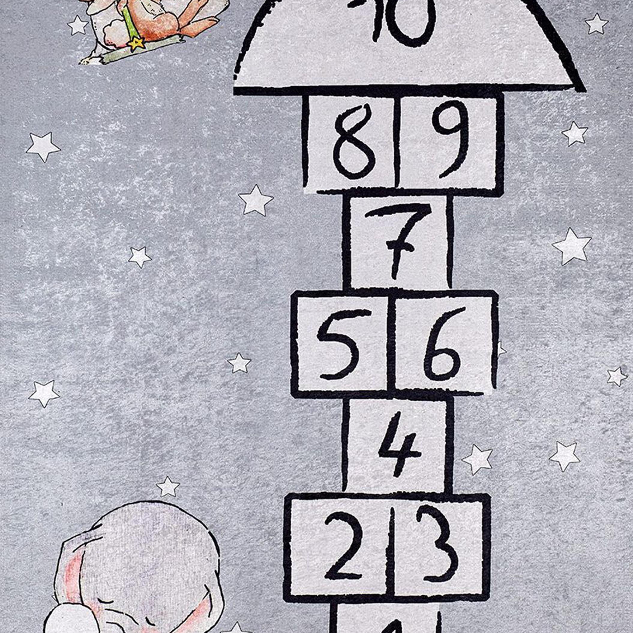 Hopa Hopscotch Kids Play Rug