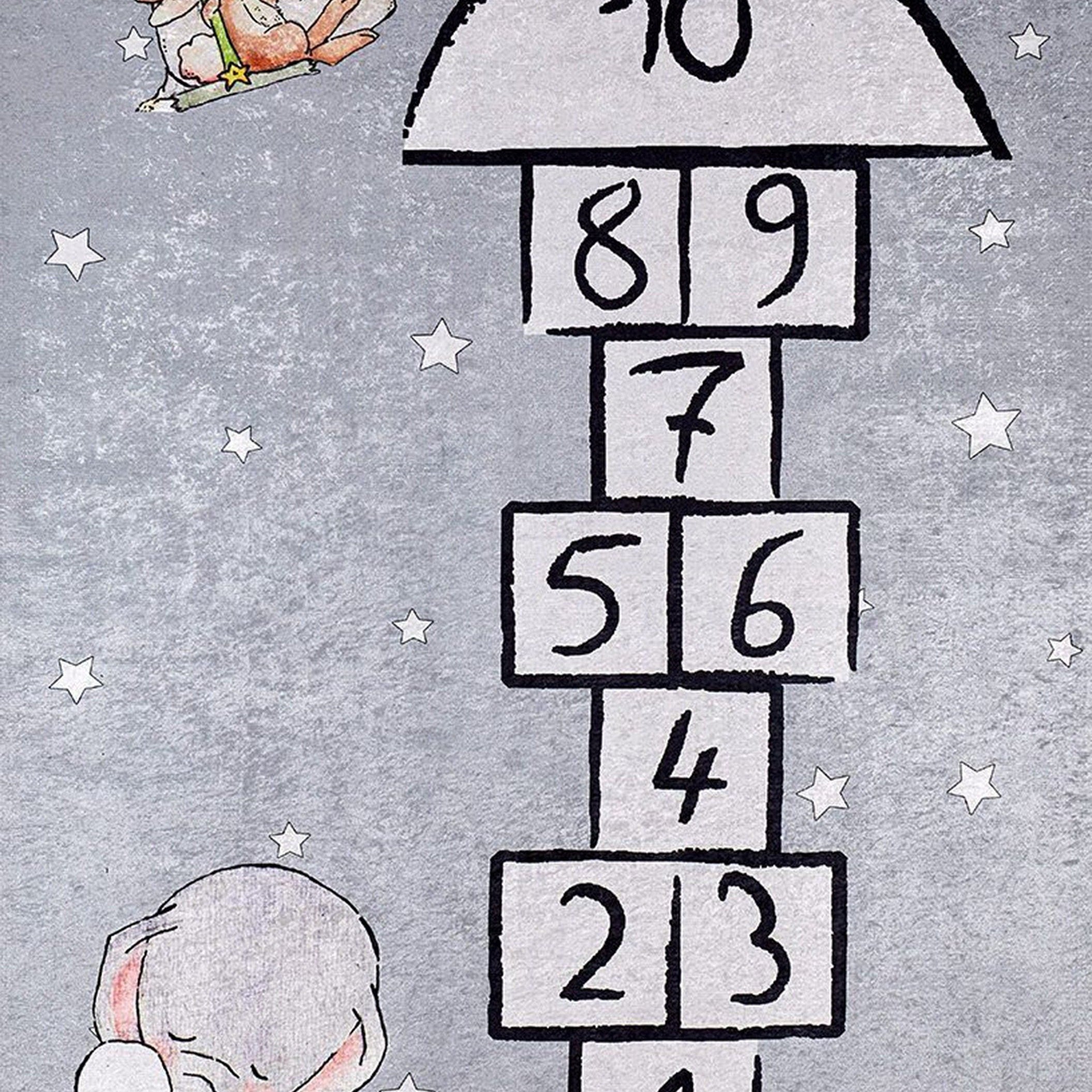 Hopa Hopscotch Kids Play Rug