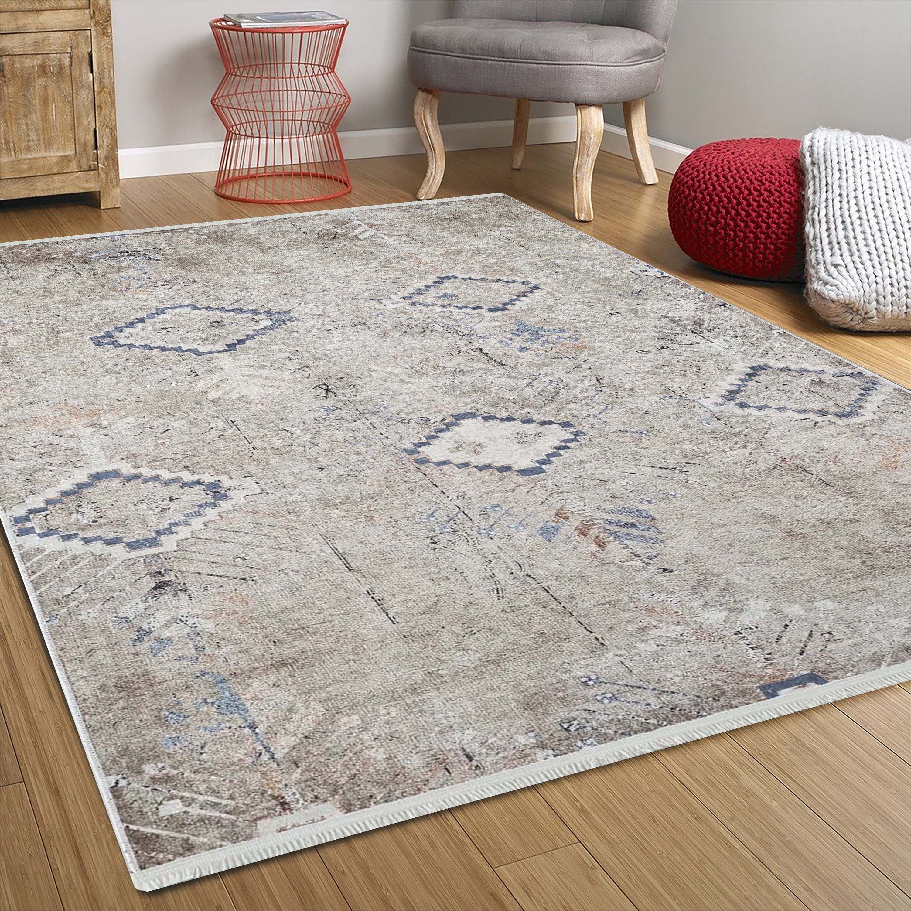Hoyam Turkish Beige Kilim Flatweave Rug