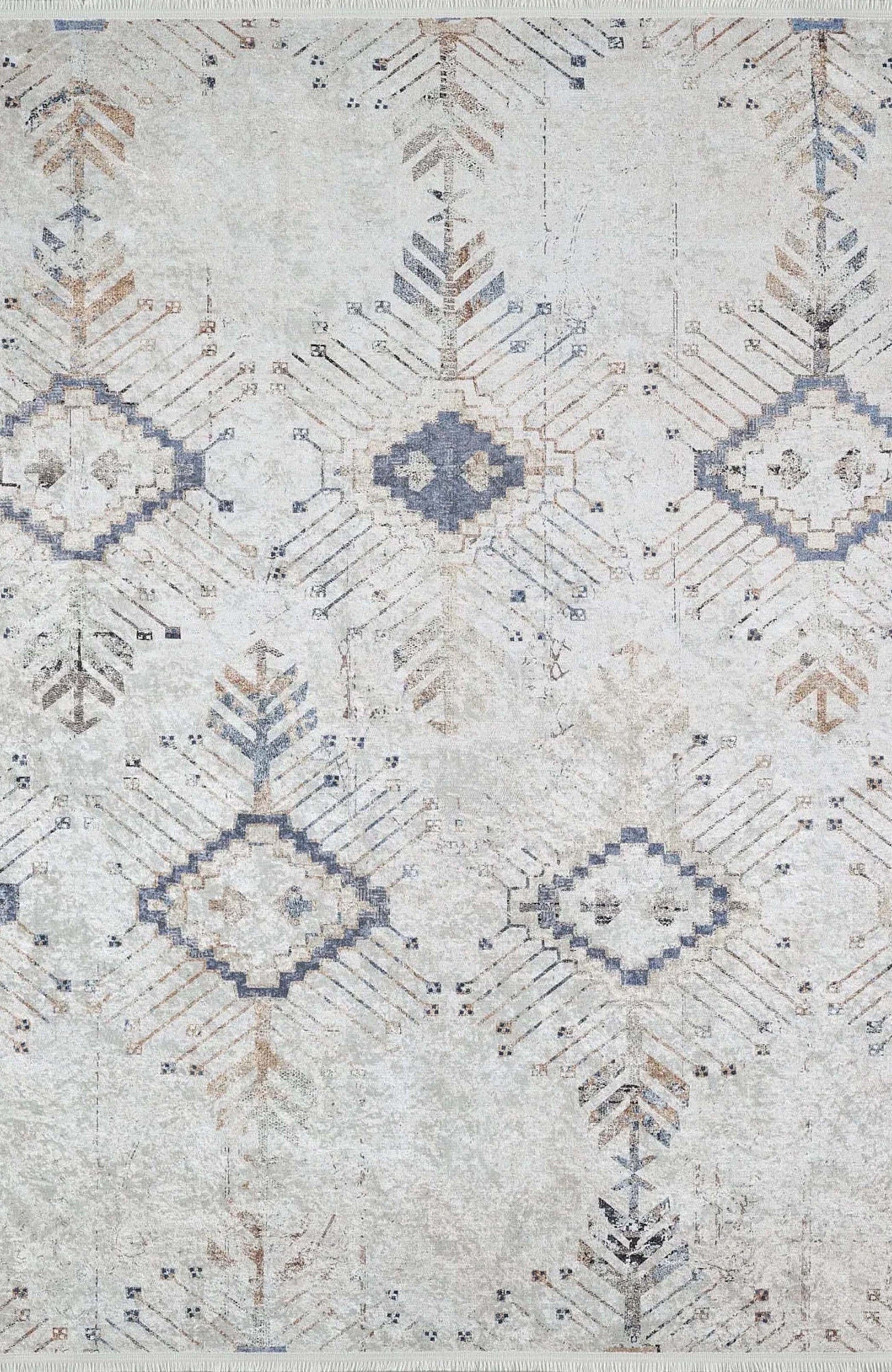 Hoyam Turkish Beige Kilim Flatweave Rug