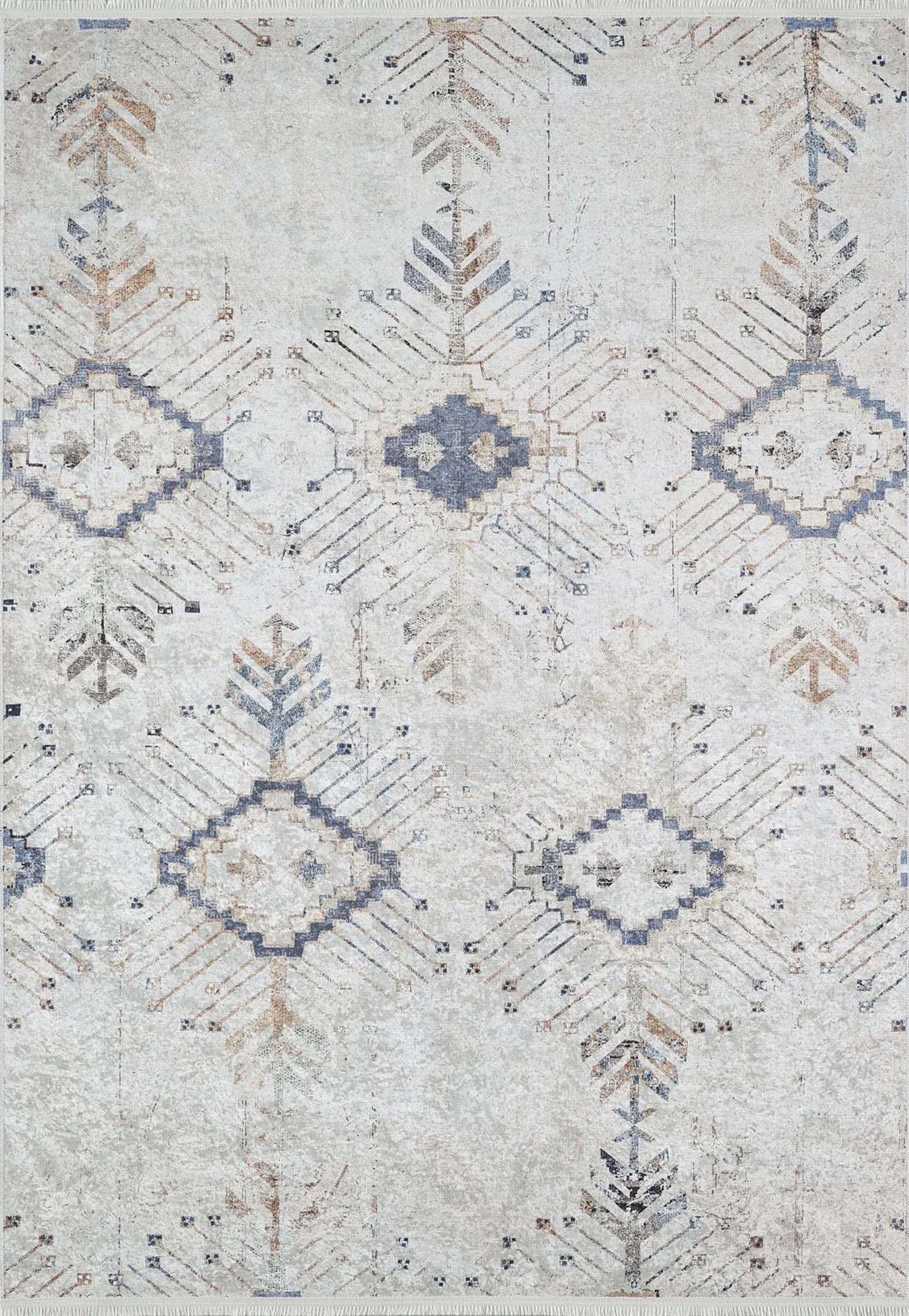 Hoyam Turkish Beige Kilim Flatweave Rug