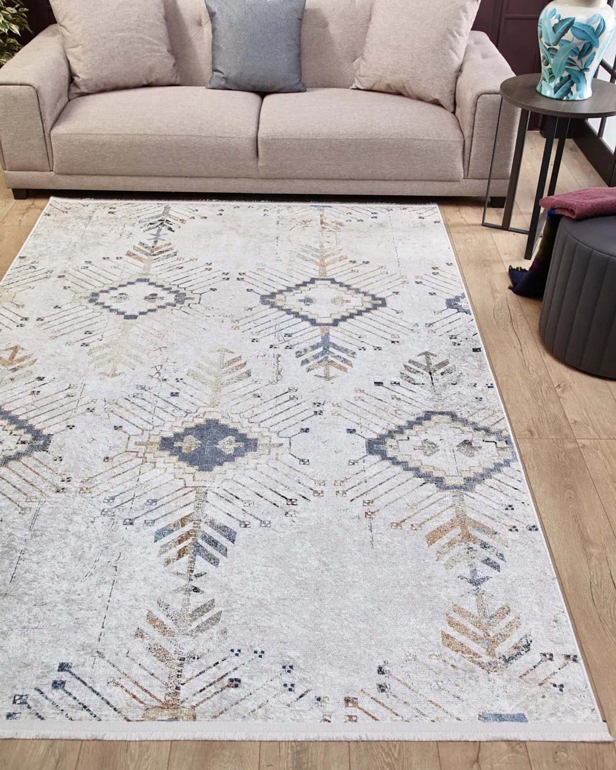 Hoyam Turkish Beige Kilim Flatweave Rug