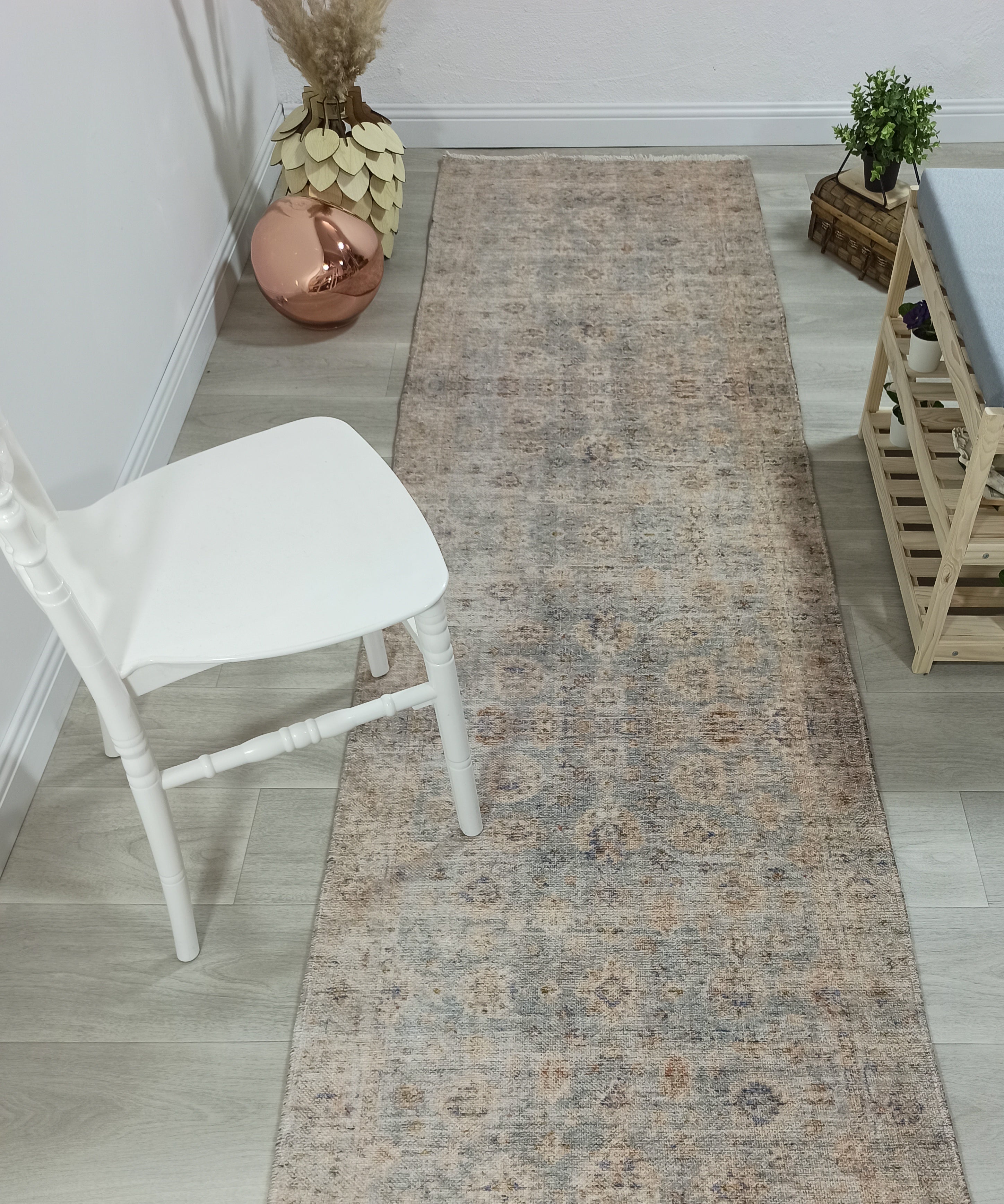 Lubna Turkish Vintage Style Beige-Blush Rug