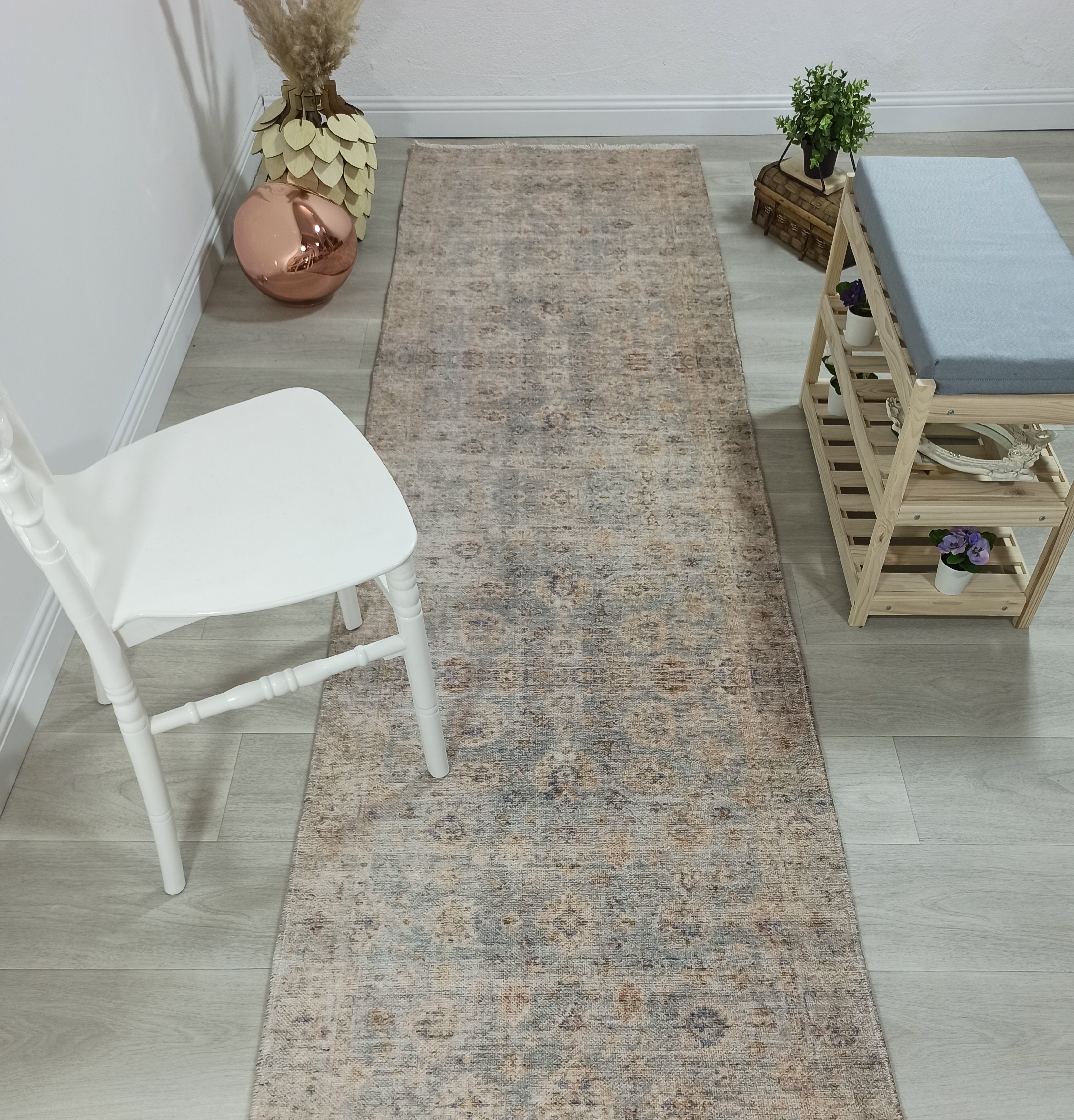 Lubna Turkish Vintage Style Beige-Blush Rug