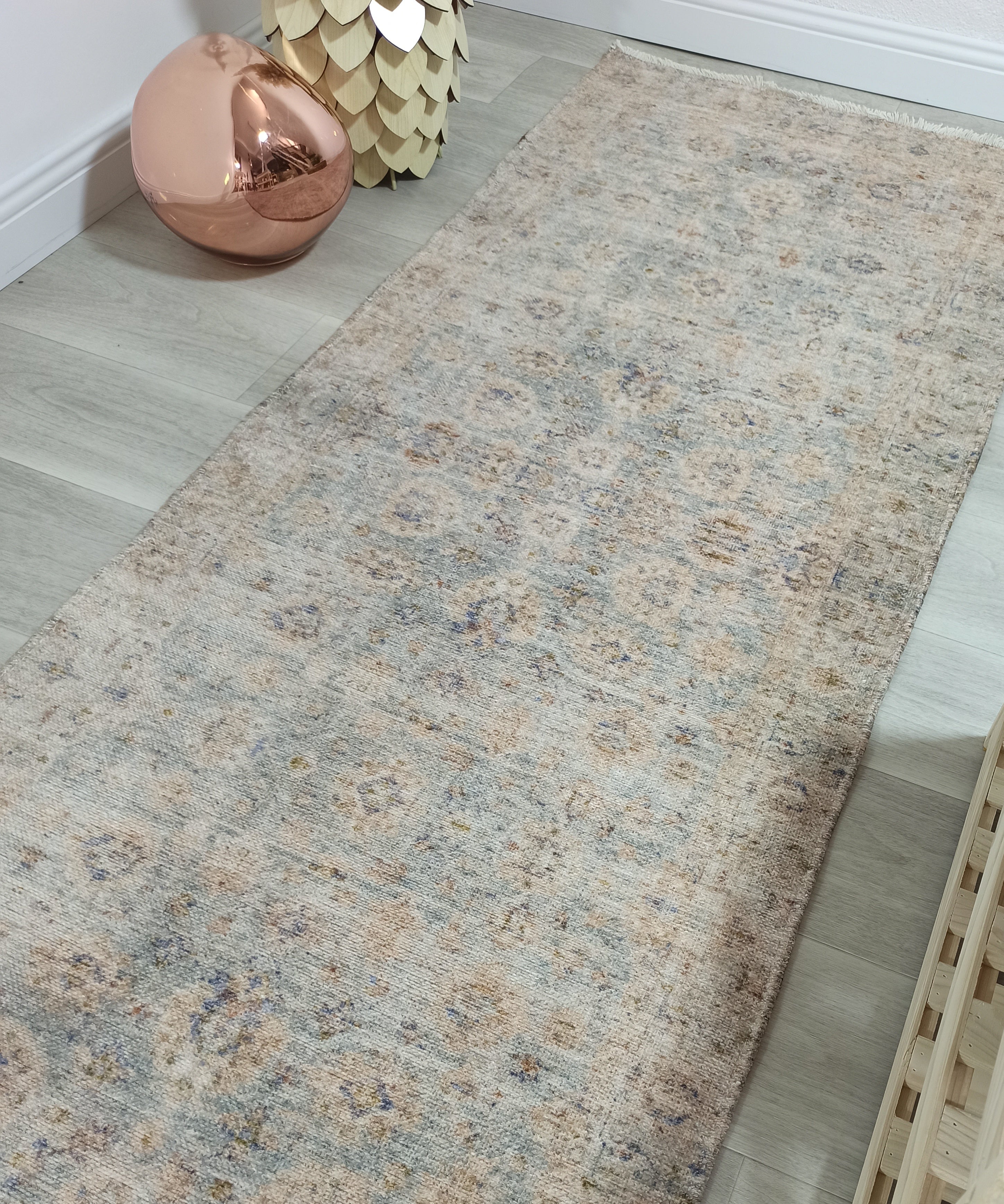 Lubna Turkish Vintage Style Beige-Blush Rug