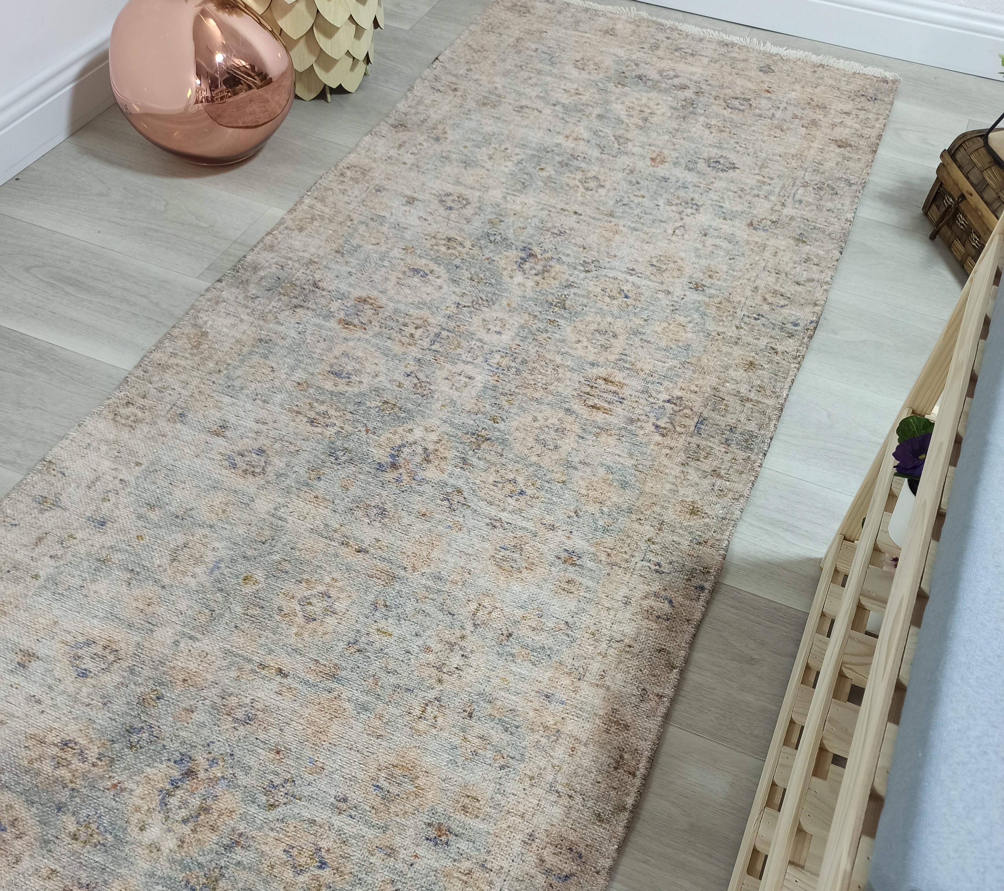 Lubna Turkish Vintage Style Beige-Blush Rug