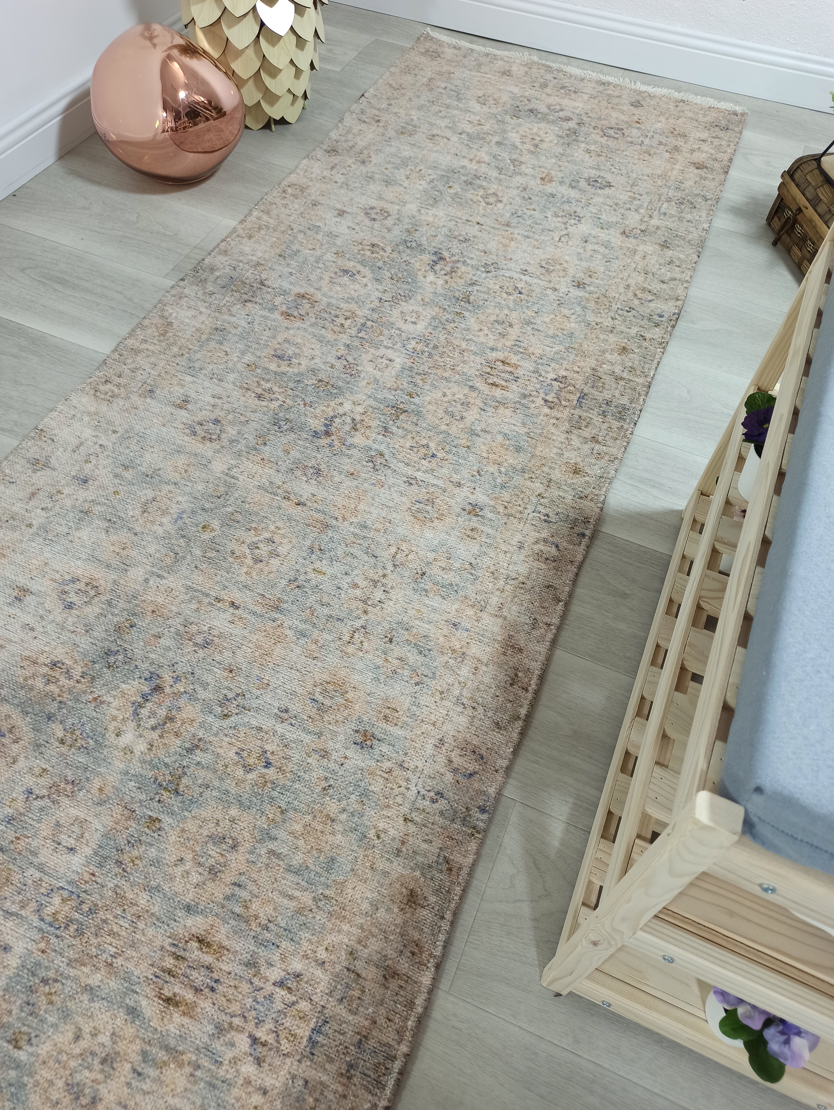 Lubna Turkish Vintage Style Beige-Blush Rug