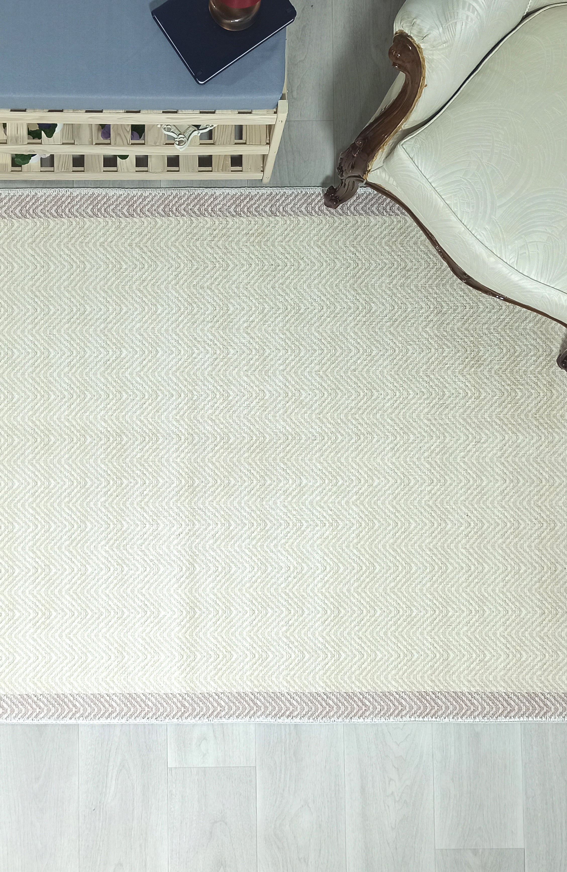 Scandinavian Nordic design Modern Beige Area Rug