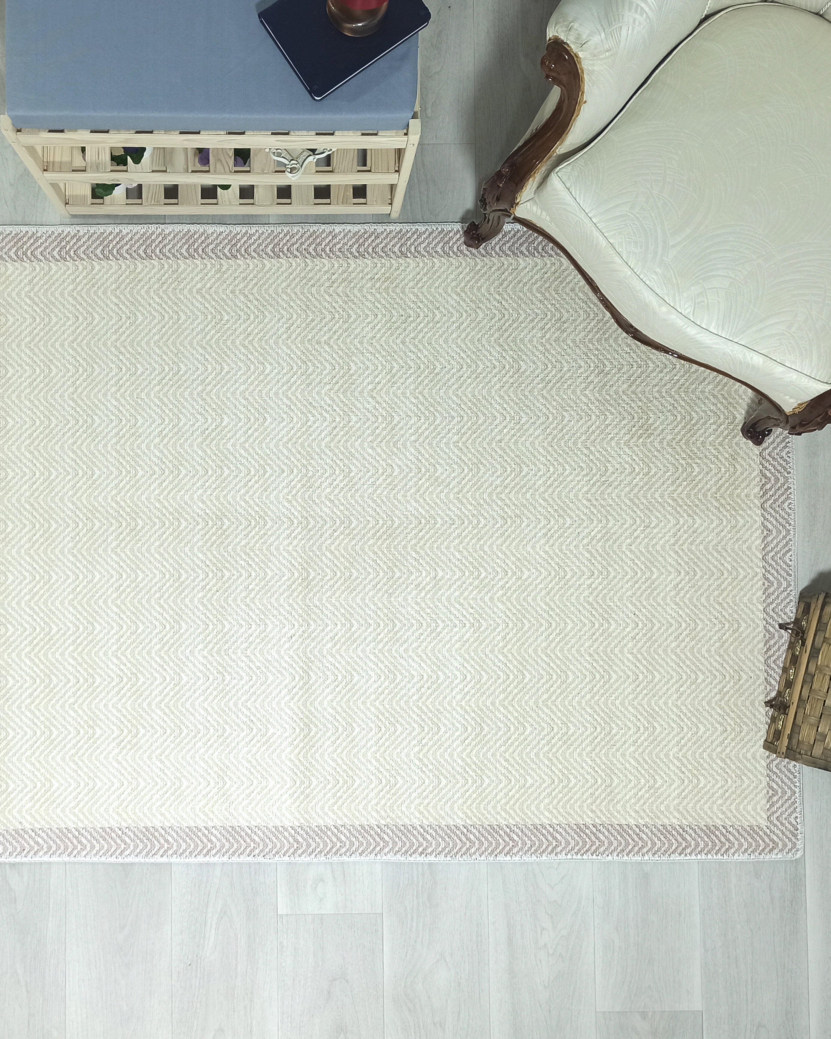 Scandinavian Nordic design Modern Beige Area Rug