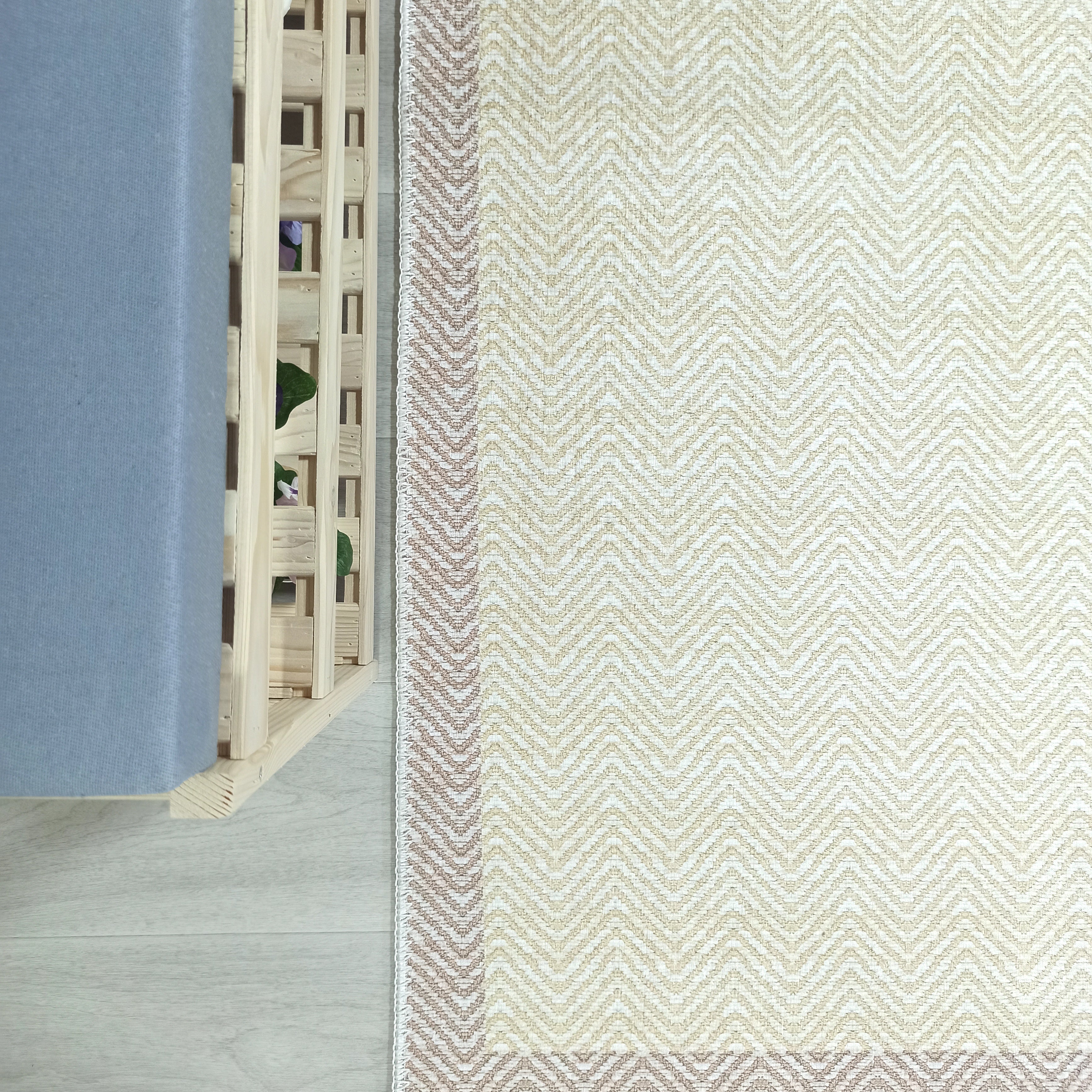 Scandinavian Nordic design Modern Beige Area Rug